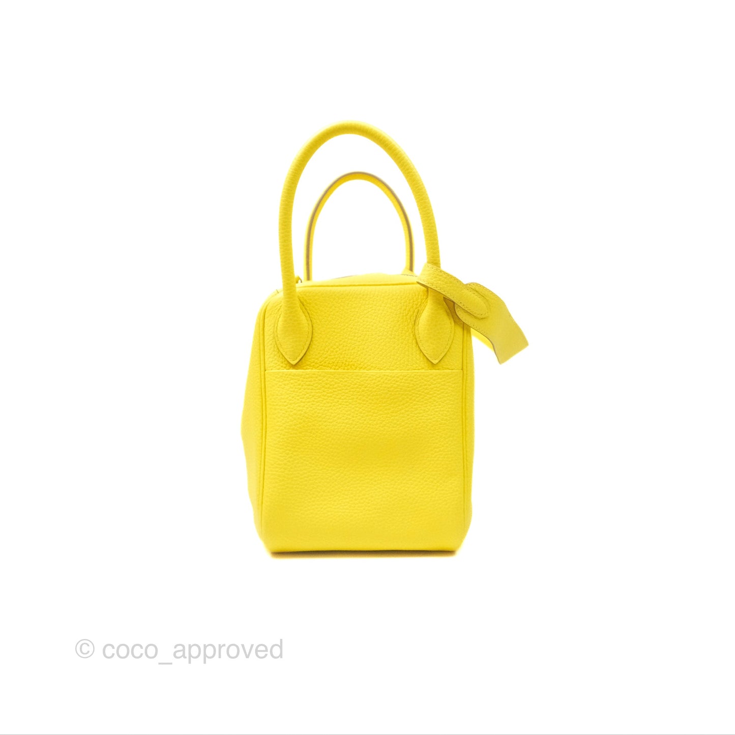 Hermès Lindy 30 Celemence Lime 9R Palladium Hardware