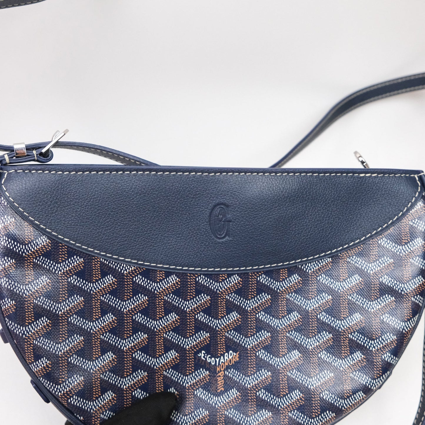 Goyard Hirondelle Bag Navy Blue