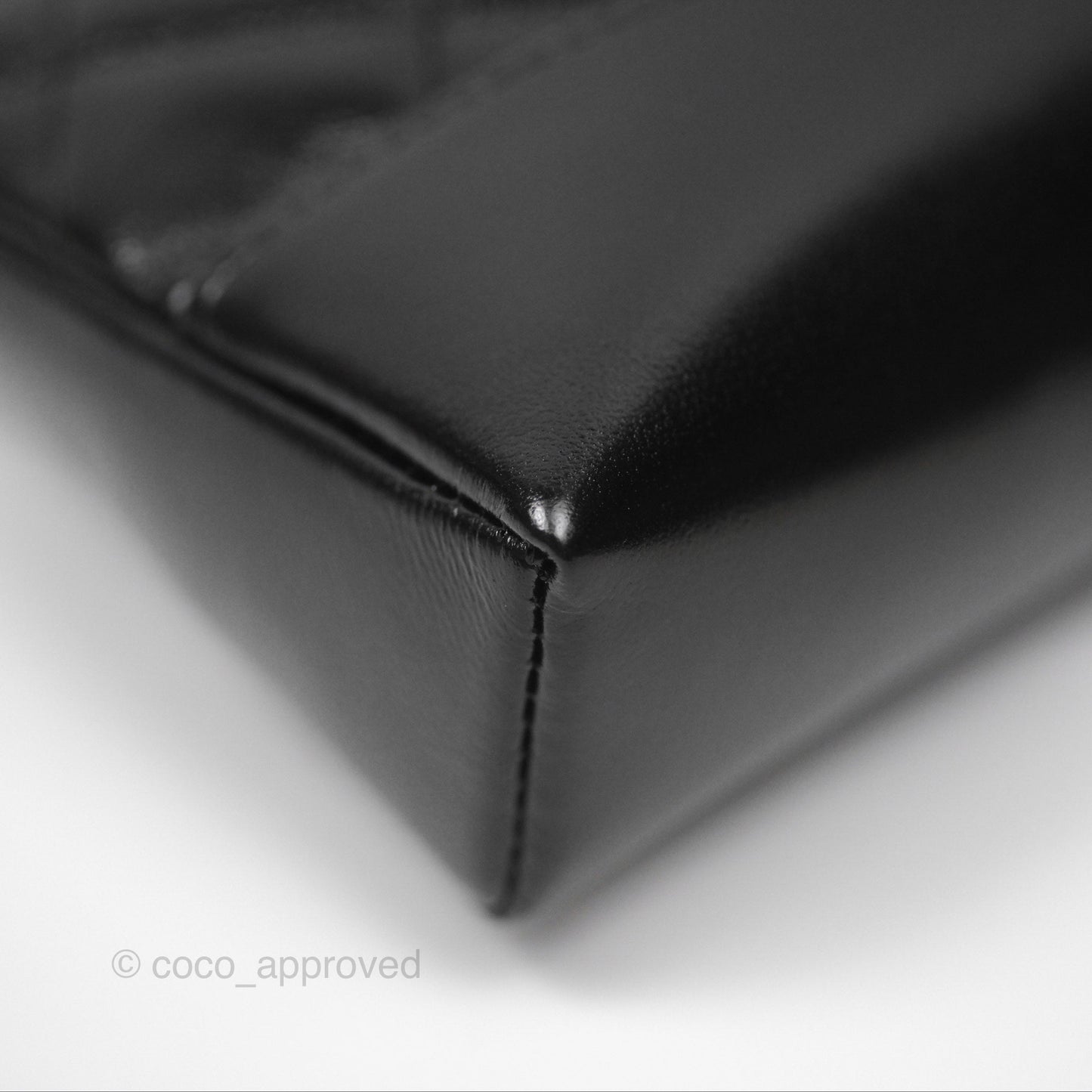 Chanel Nano 31 Black Shiny Lambskin Gold Hardware