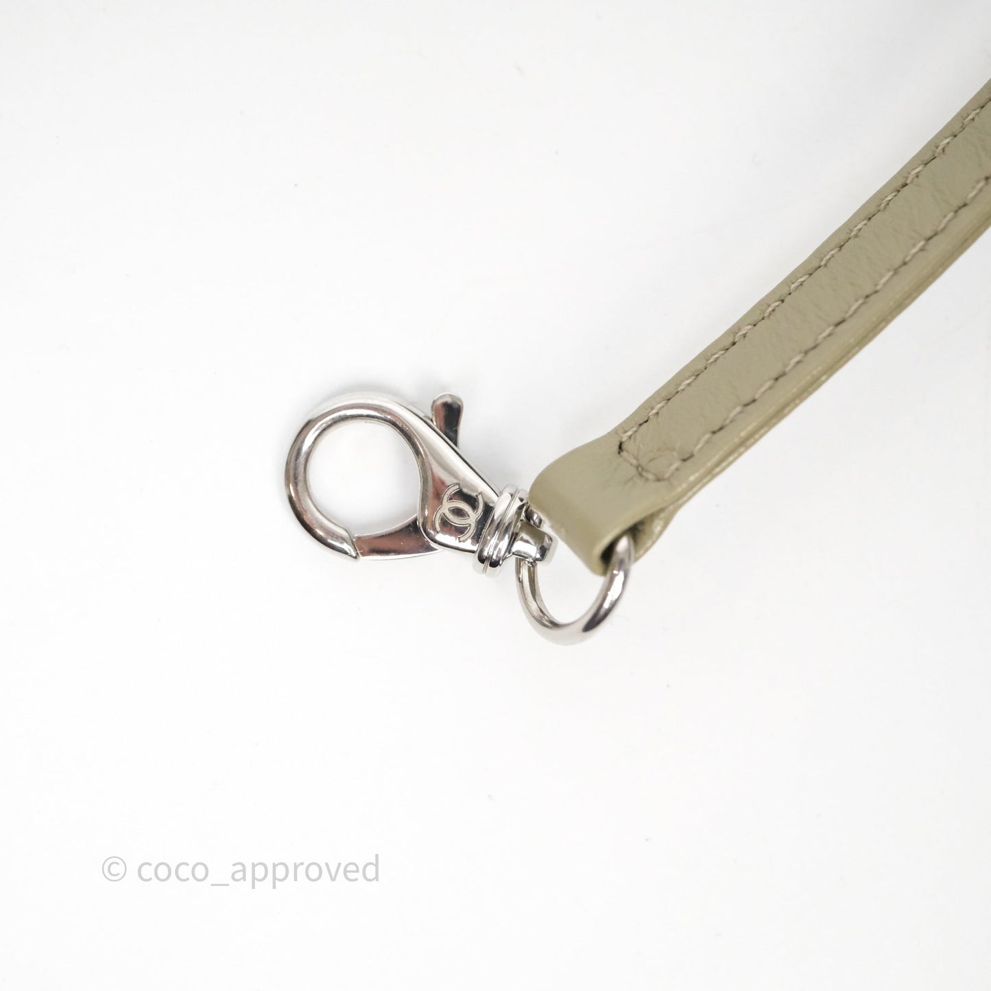 Chanel 22 Small Sage Green Shiny Calfskin Silver Hardware