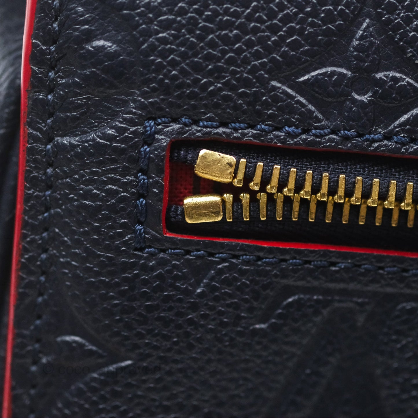 Louis Vuitton Empreinte Pochette Metis Marine Rouge
