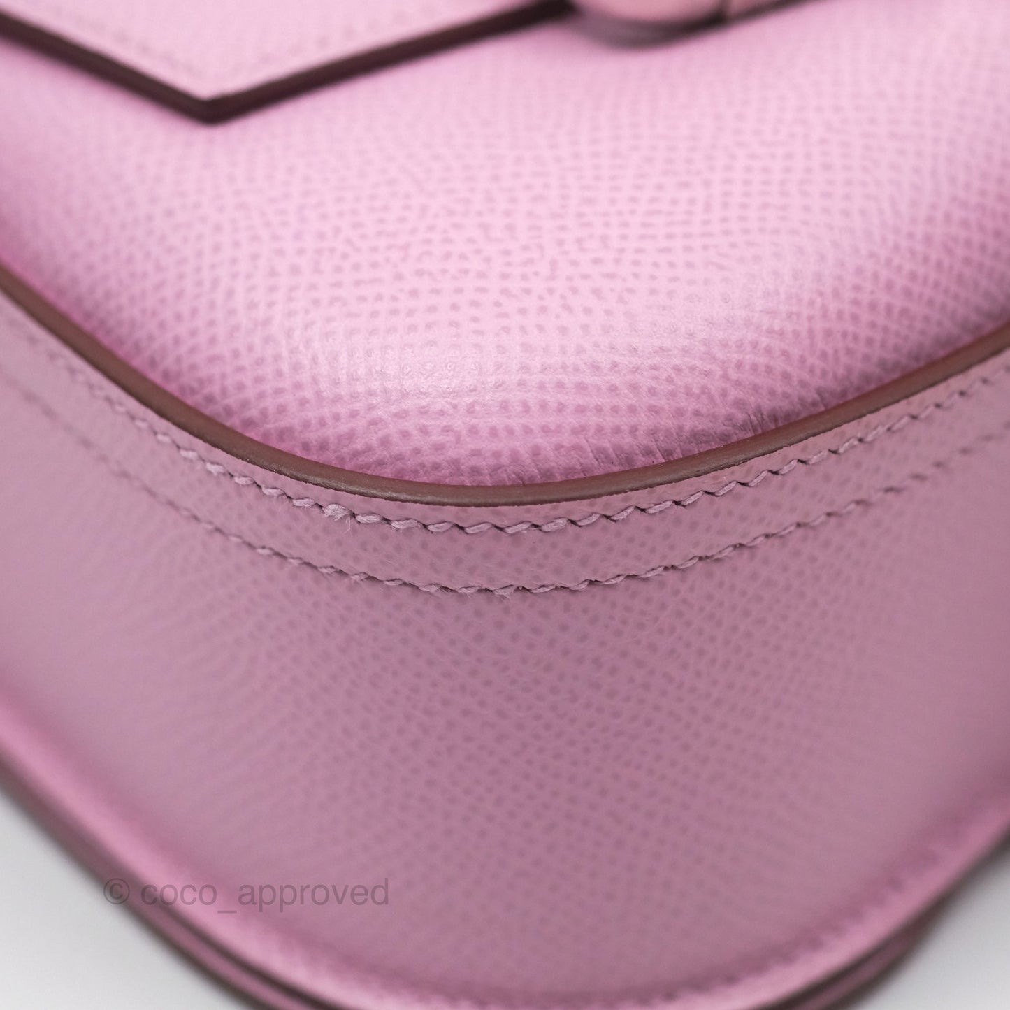 Hermès Della Cavalleria Mini Bag Mauve Sylvestre X9 Epsom Palladium Hardware