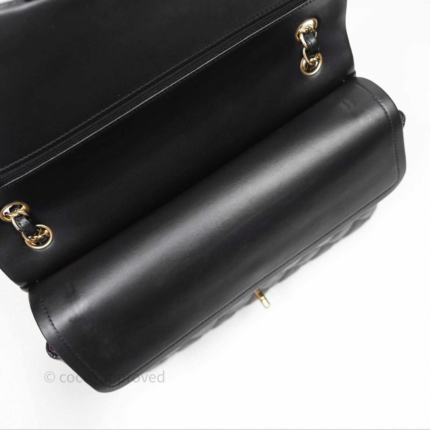 Chanel Jumbo Double Flap Black Lambskin Gold Hardware