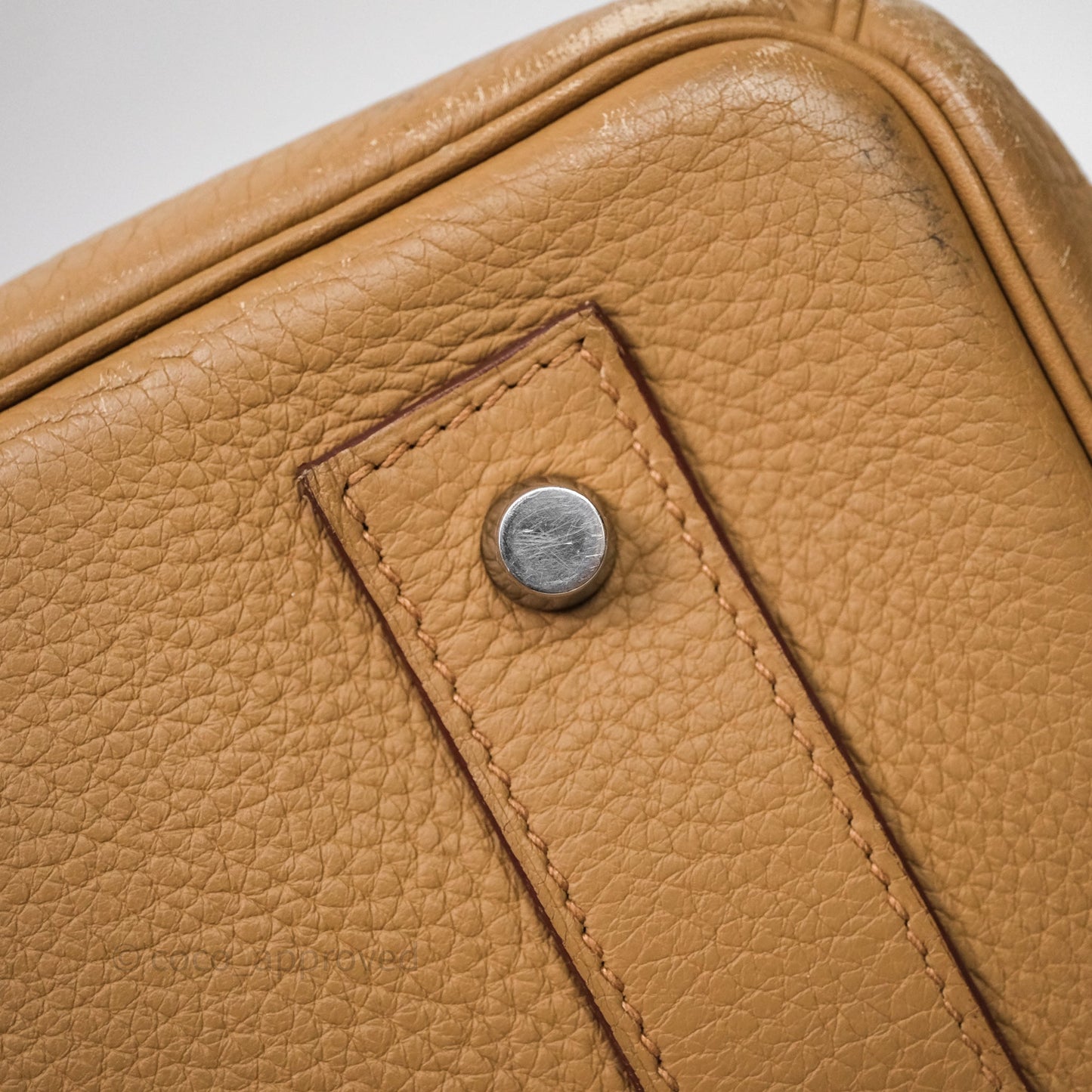 Hermès Birkin JPG Shoulder Bag 42 Tabac Camel 24 Palladium Hardware