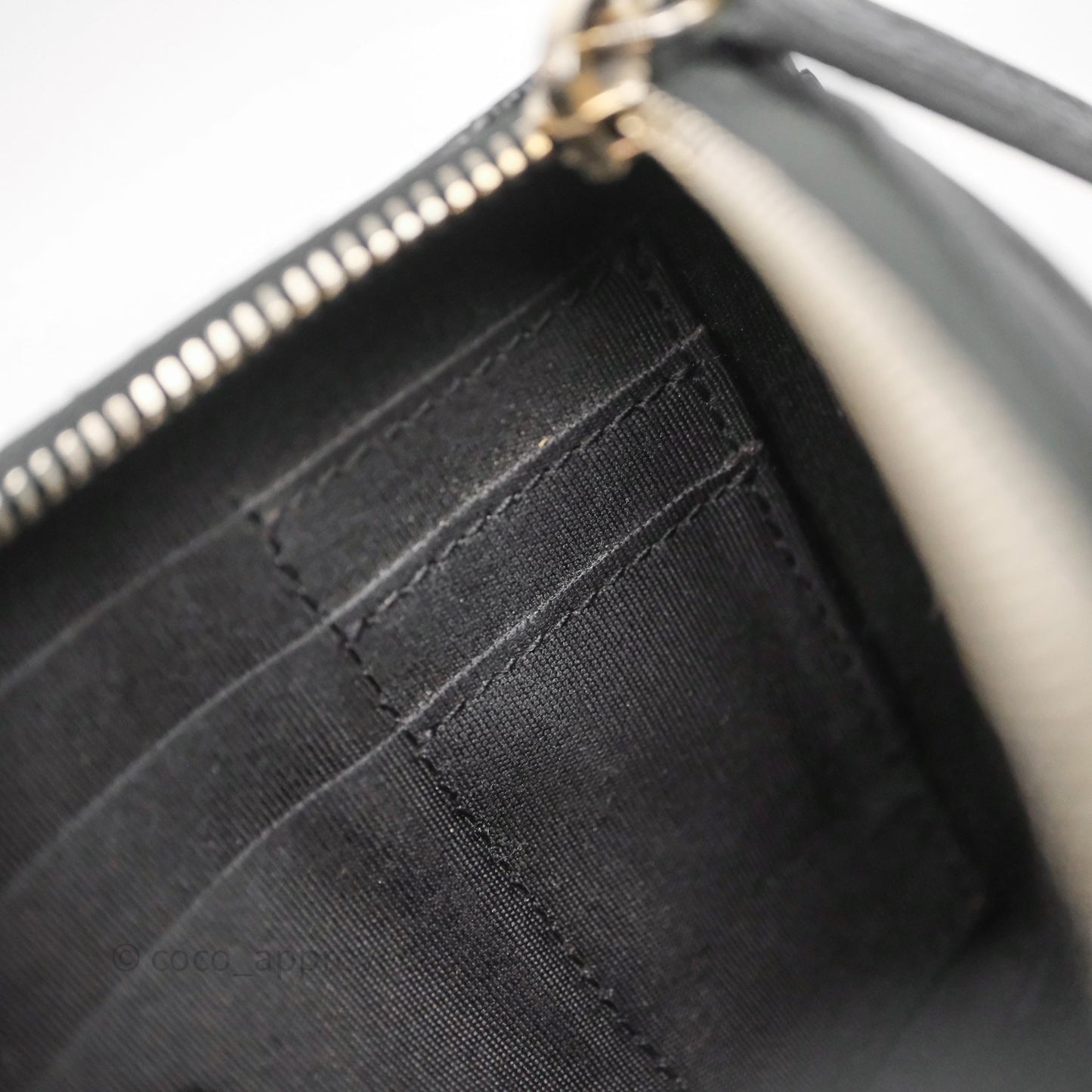 Chanel Boy Zip Long Wallet Black Caviar Gold Hardware
