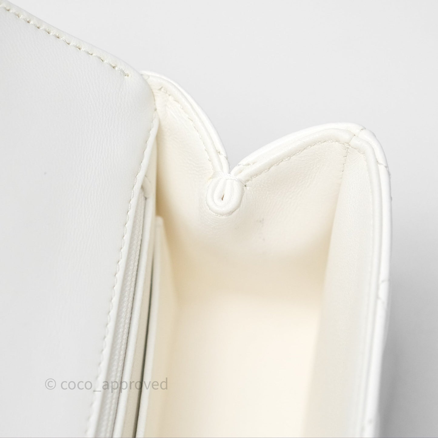 Chanel Crystals Top Handle Mini Rectangular Flap Bag White Lambskin Gold Hardware