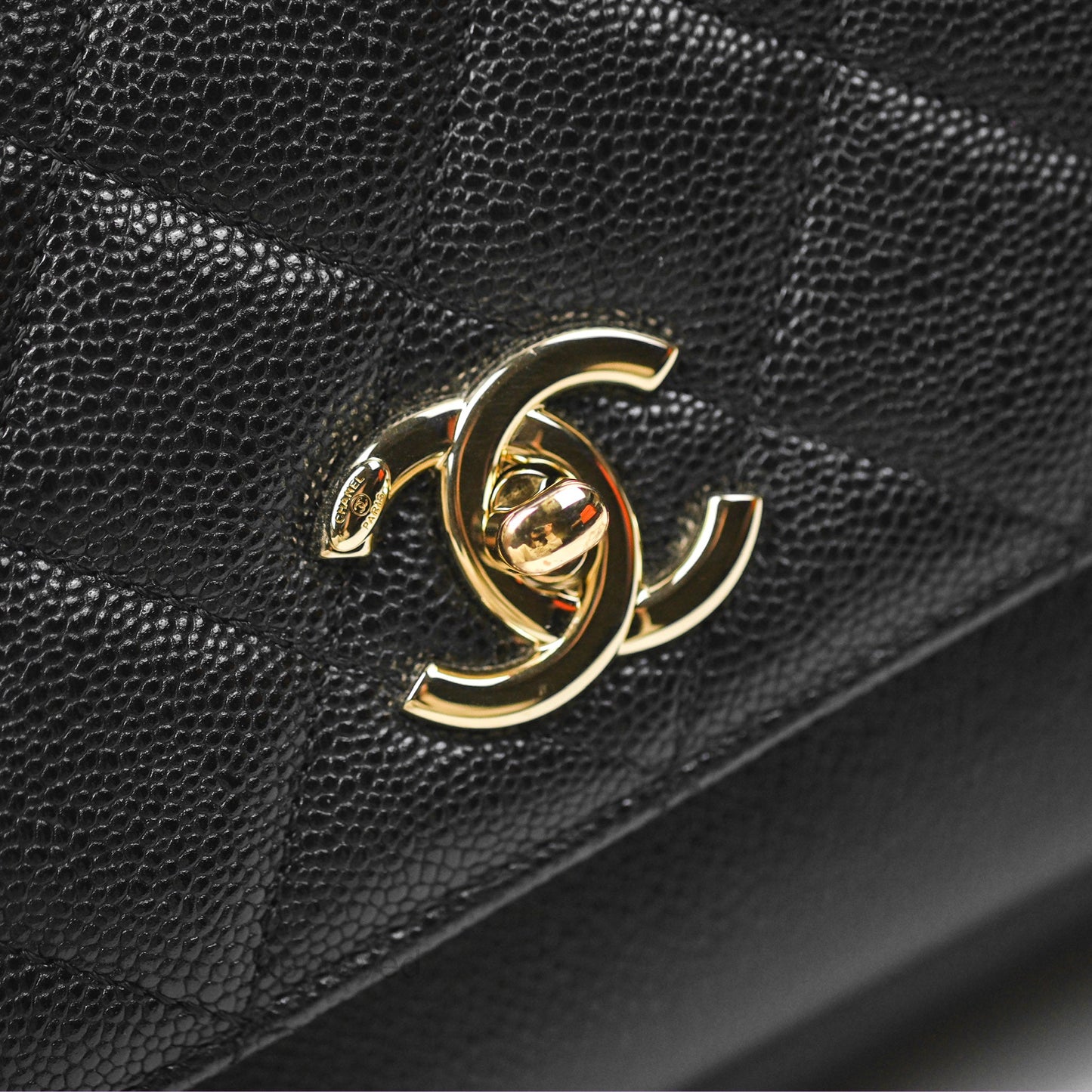 Chanel Quilted Small Business Affinity Flap Black Caviar Gold Hardware