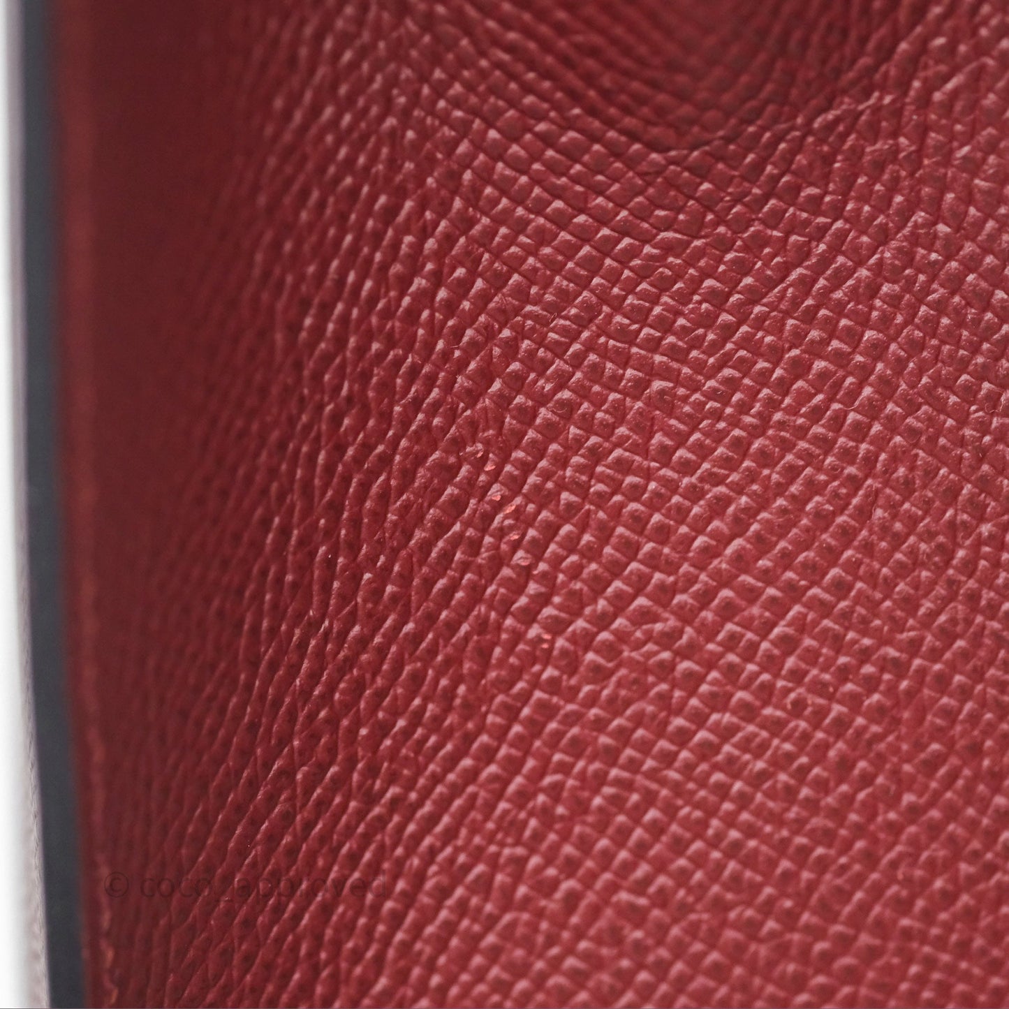 Hermès Sellier Kelly 25 Rouge H Epsom Gold Hardware