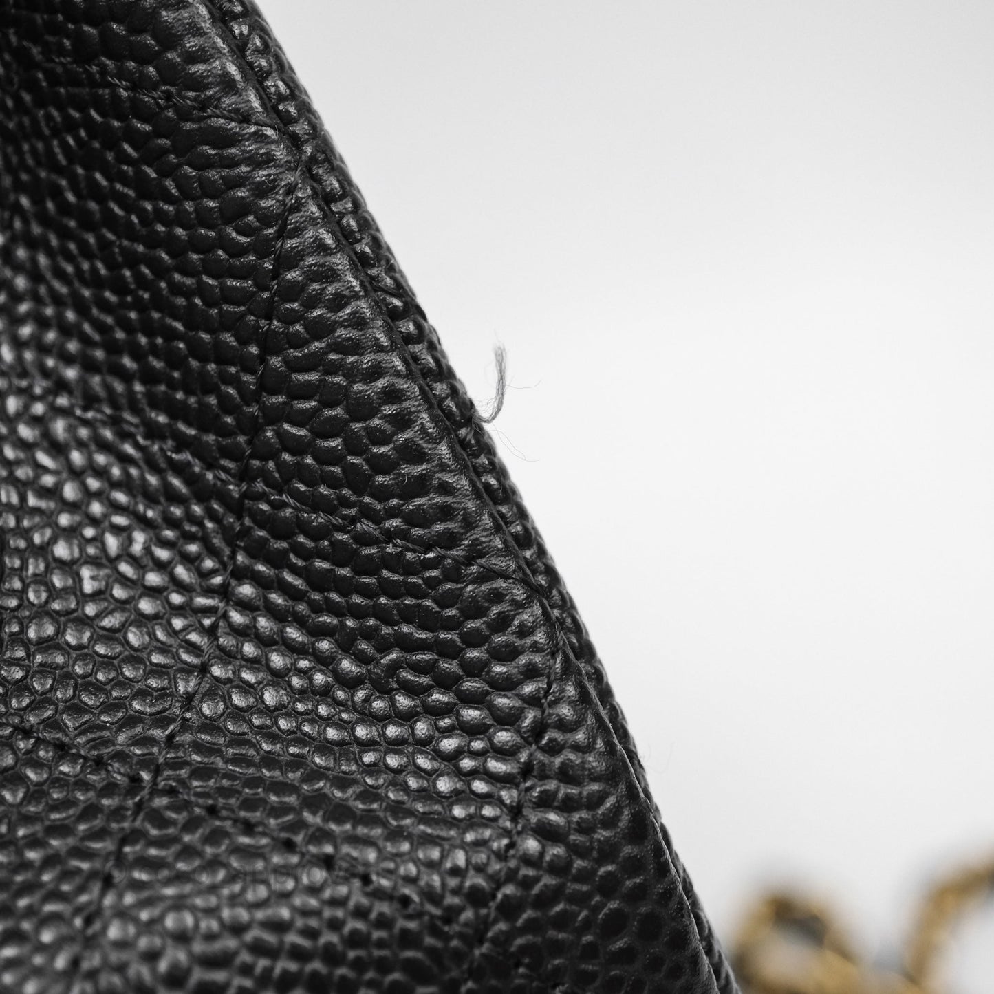 Chanel Small Classic Flap Quilted Black Caviar Gold Hardware