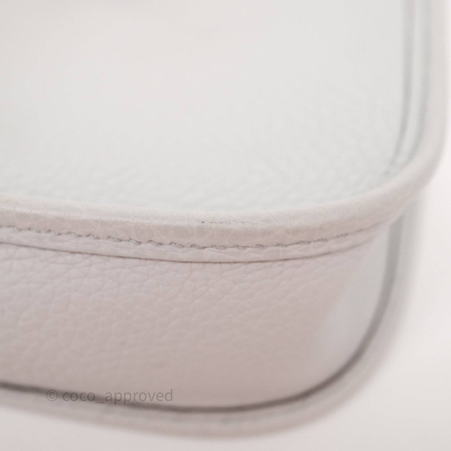 Hermès Mini Evelyne 16 Bleu Pale/Nata 08 Clemence Palladium Hardware