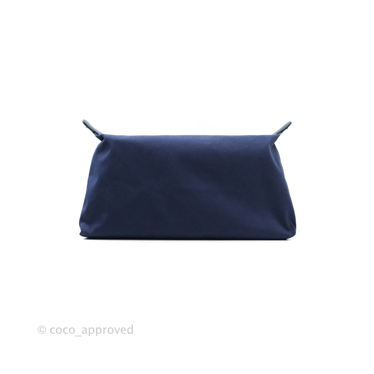 Chanel Quilted Large Coco Handle Shopping Tote Denim Silver Hardware