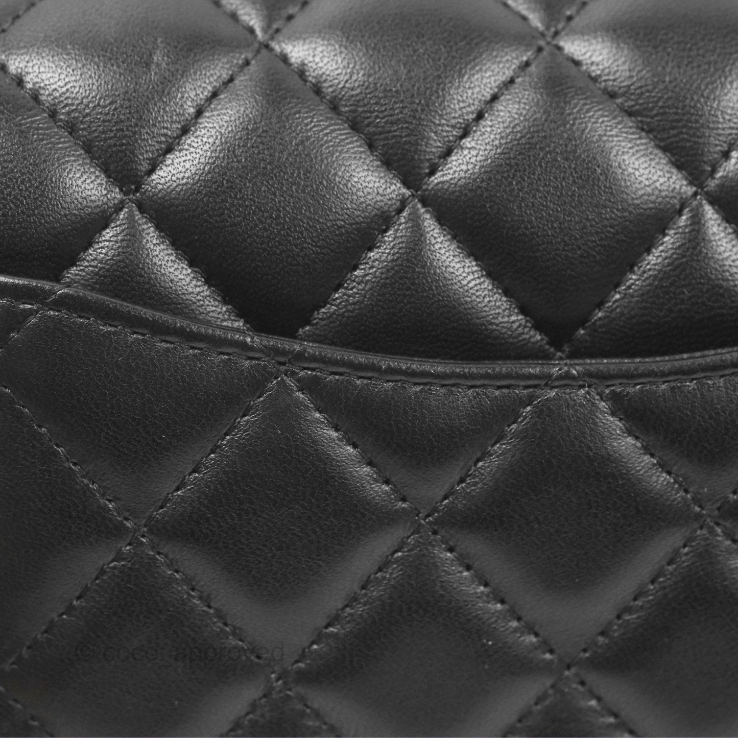 Chanel Quilted Mini Rectangular So Black Lambskin