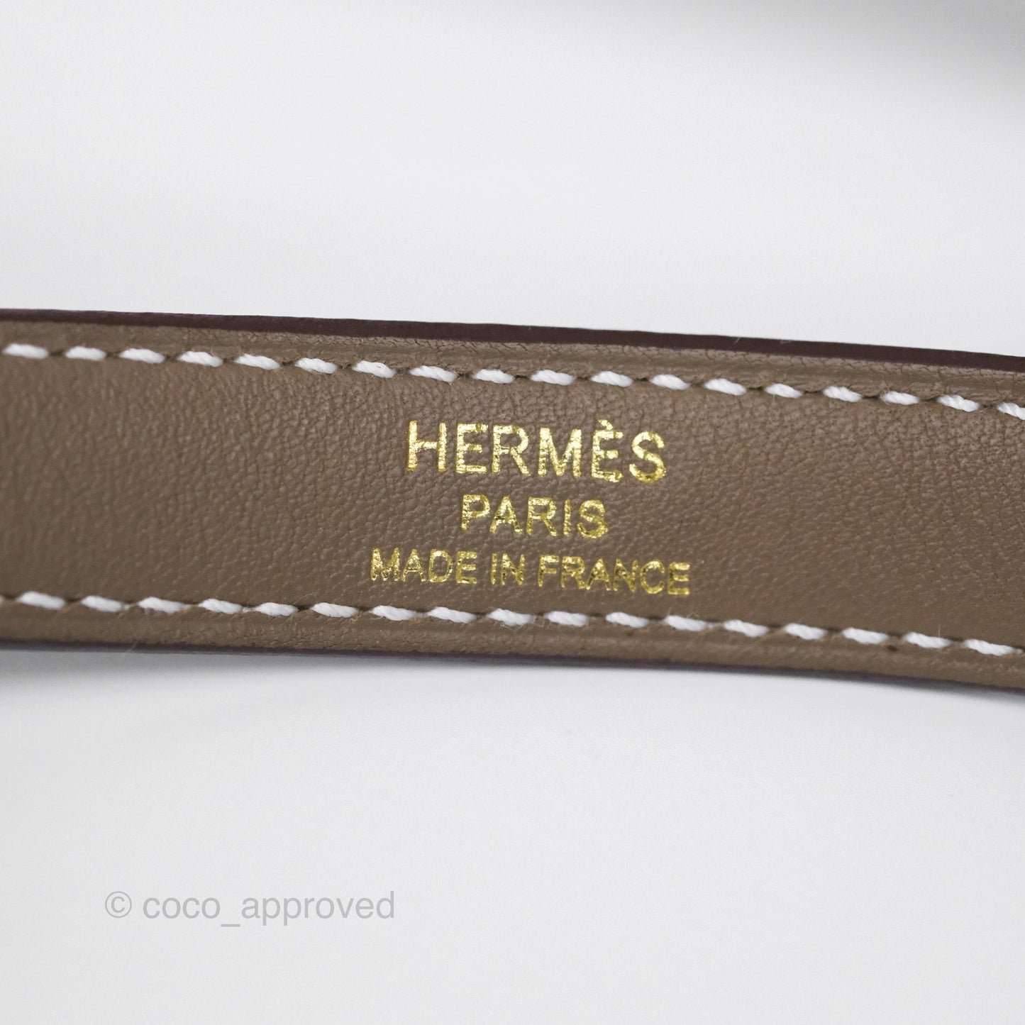 Hermès Retourne Kelly 25 Etoupe 18 Swift Gold Hardware