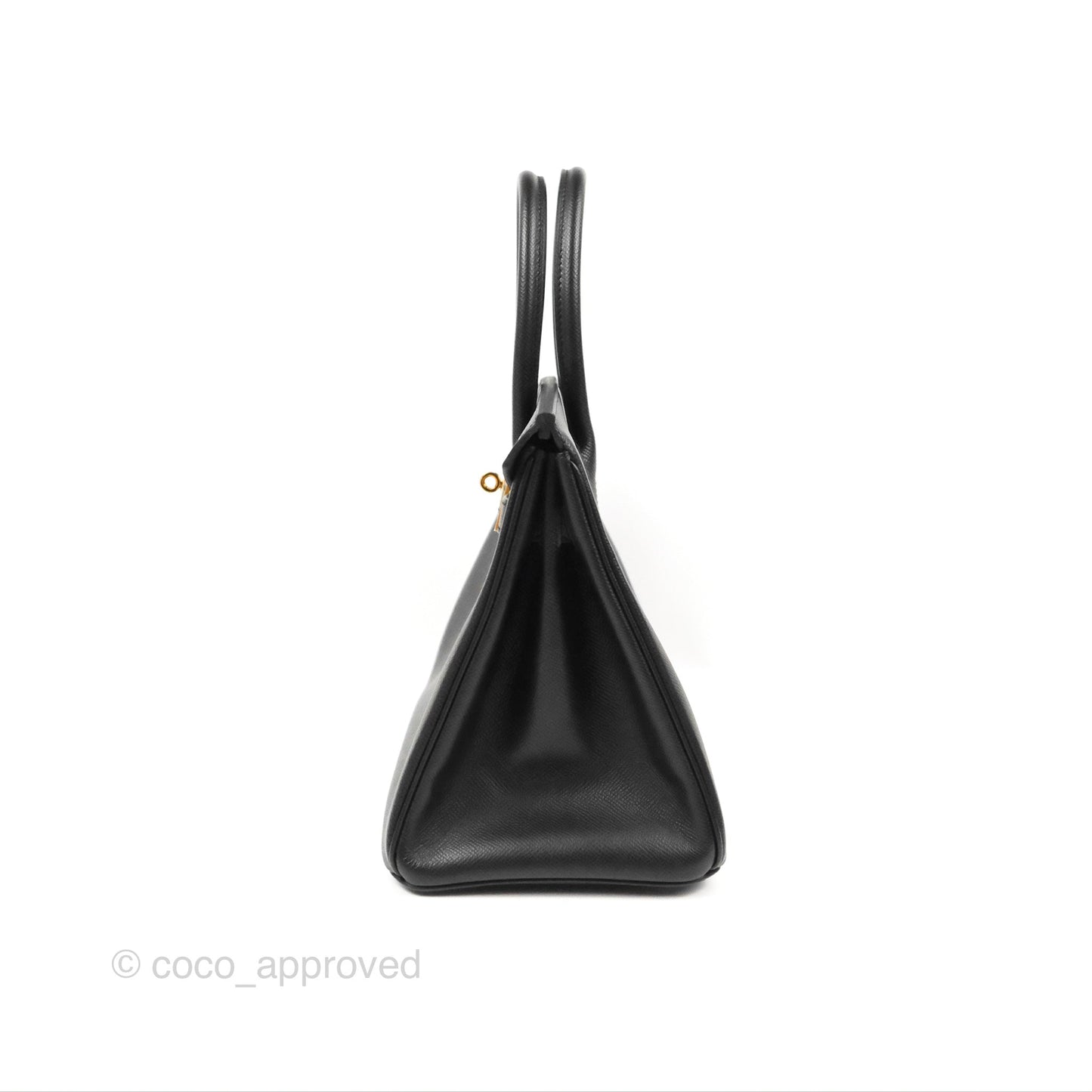 Hermès Birkin 30 Black Epsom Gold Hardware