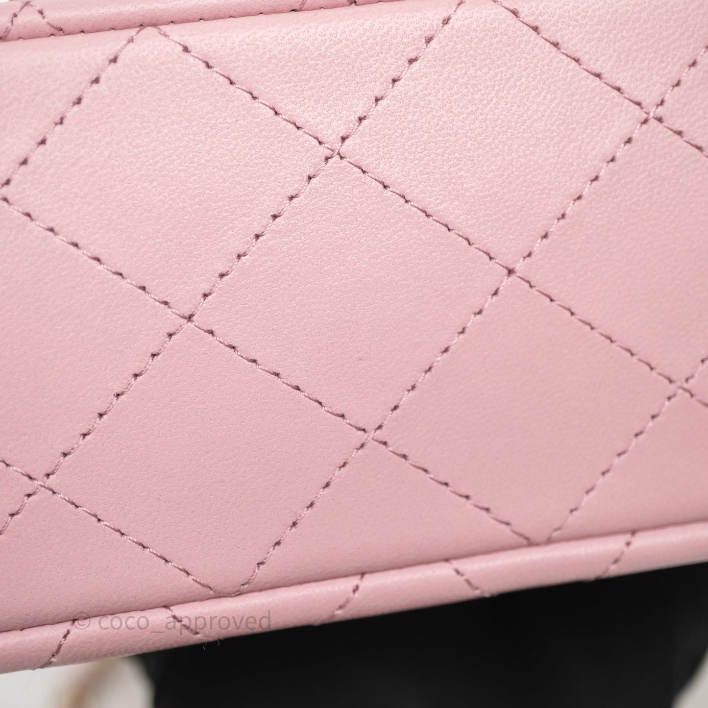 Chanel Top Handle Mini Rectangular Flap Lilac Pink Lambskin Gold Hardware
