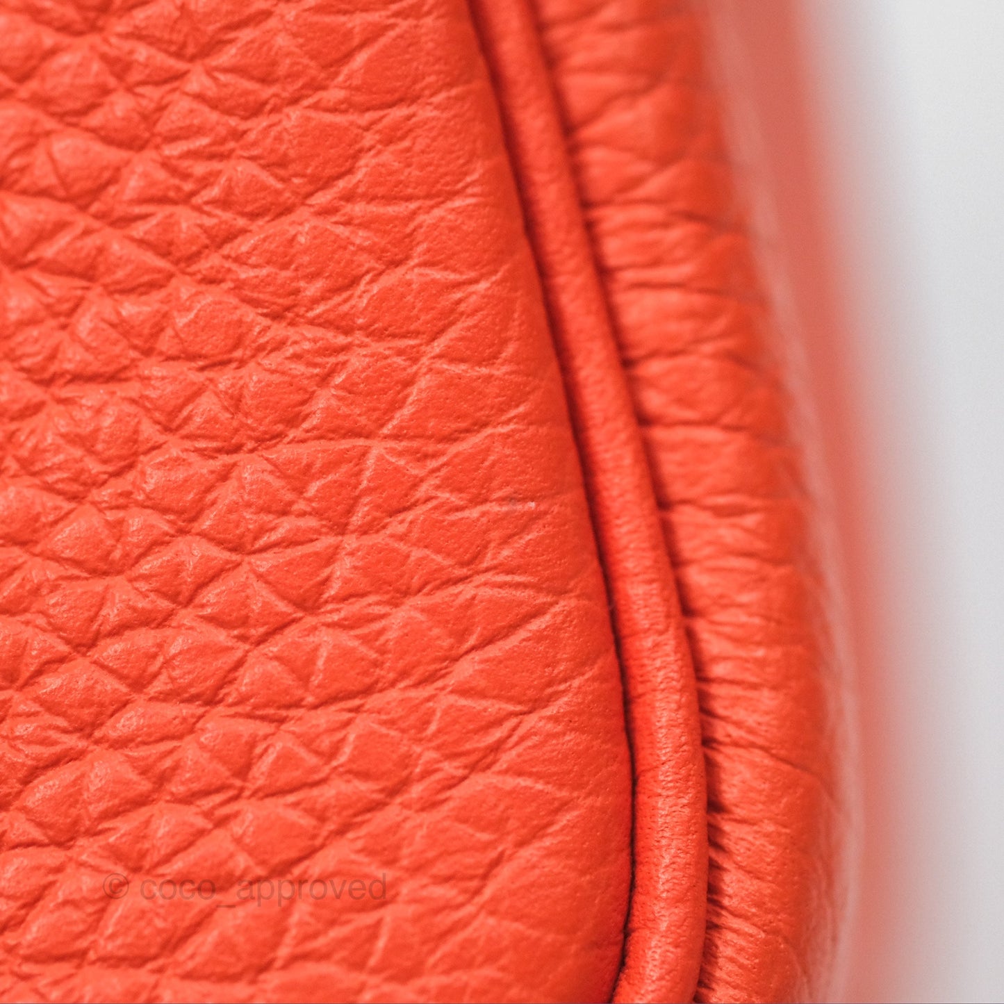 Hermès Mini Lindy 20 Orange Poppy 8V Clemence Palladium Hardware