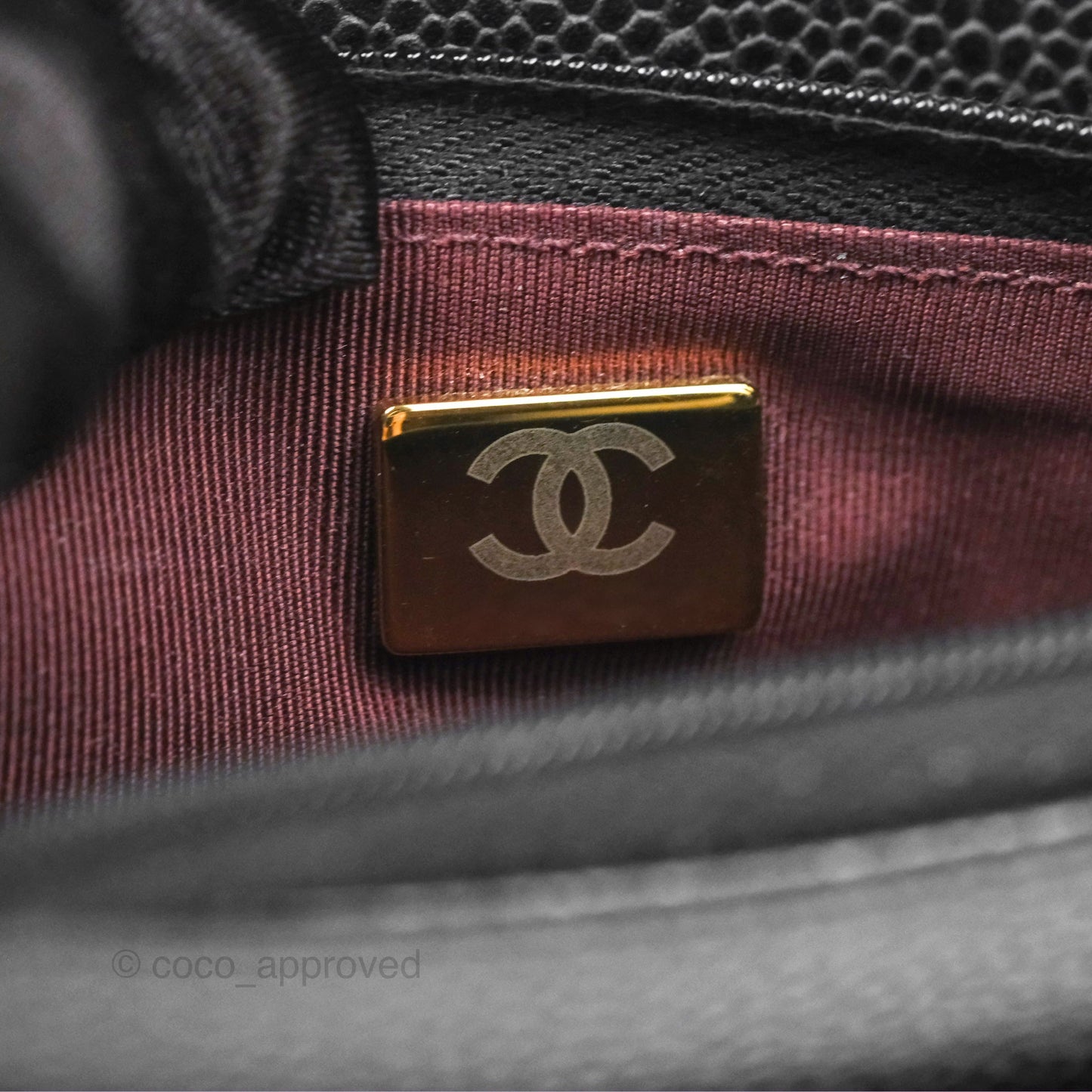 Chanel Classic Wallet on Chain WOC Quilted Black Caviar Gold Hardware