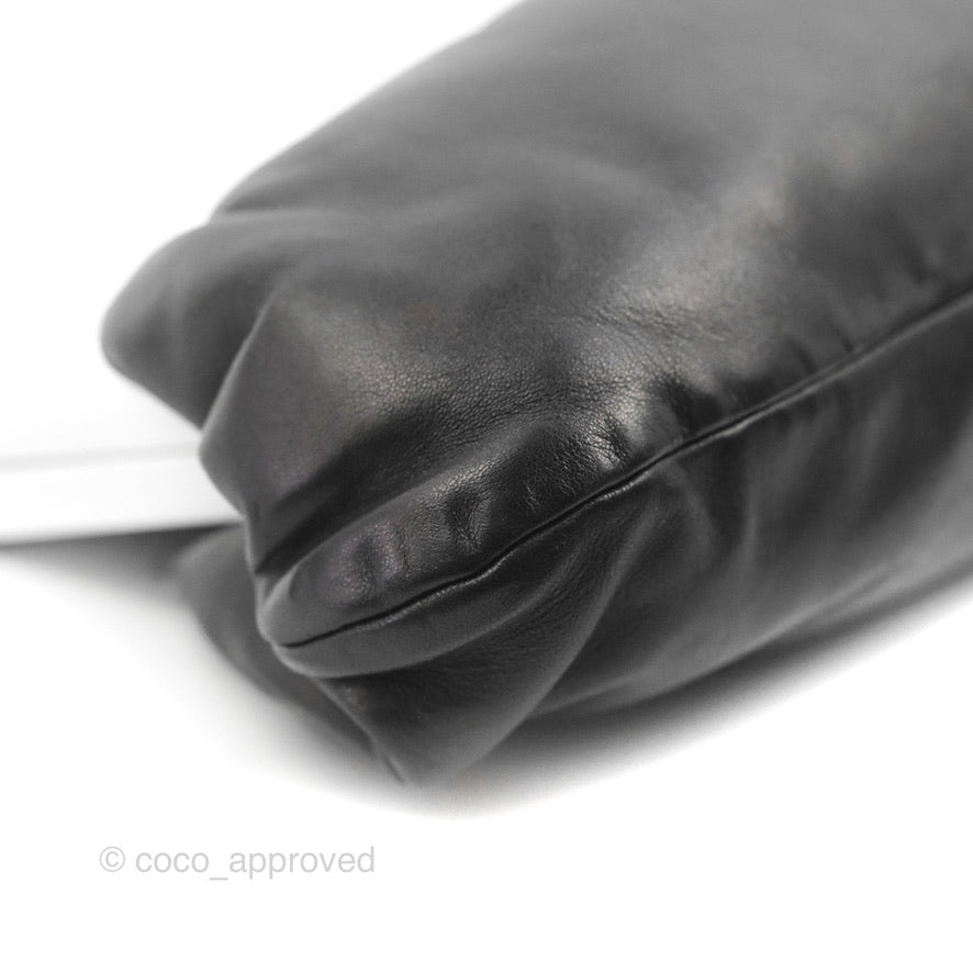 Chanel Puffy Clutch Black