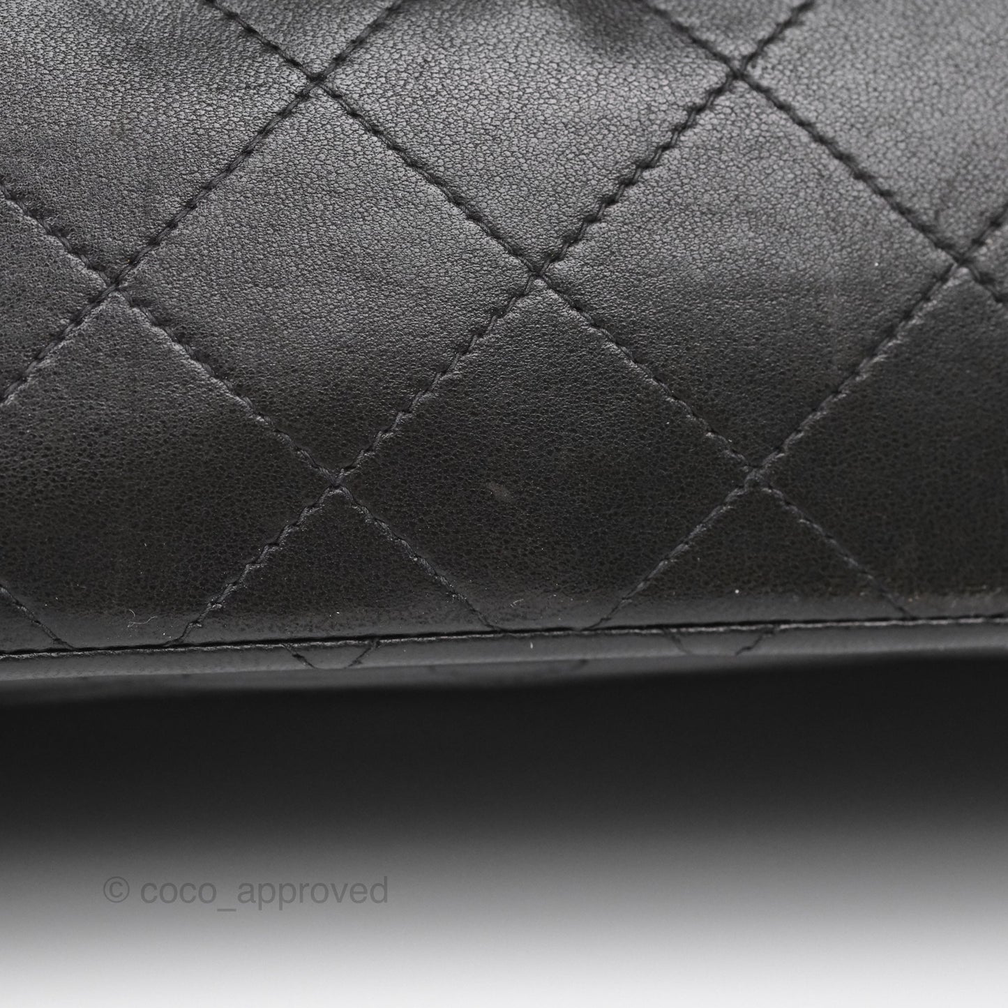 Chanel Vintage Small Classic Flap Black Lambskin 24K Gold Hardware