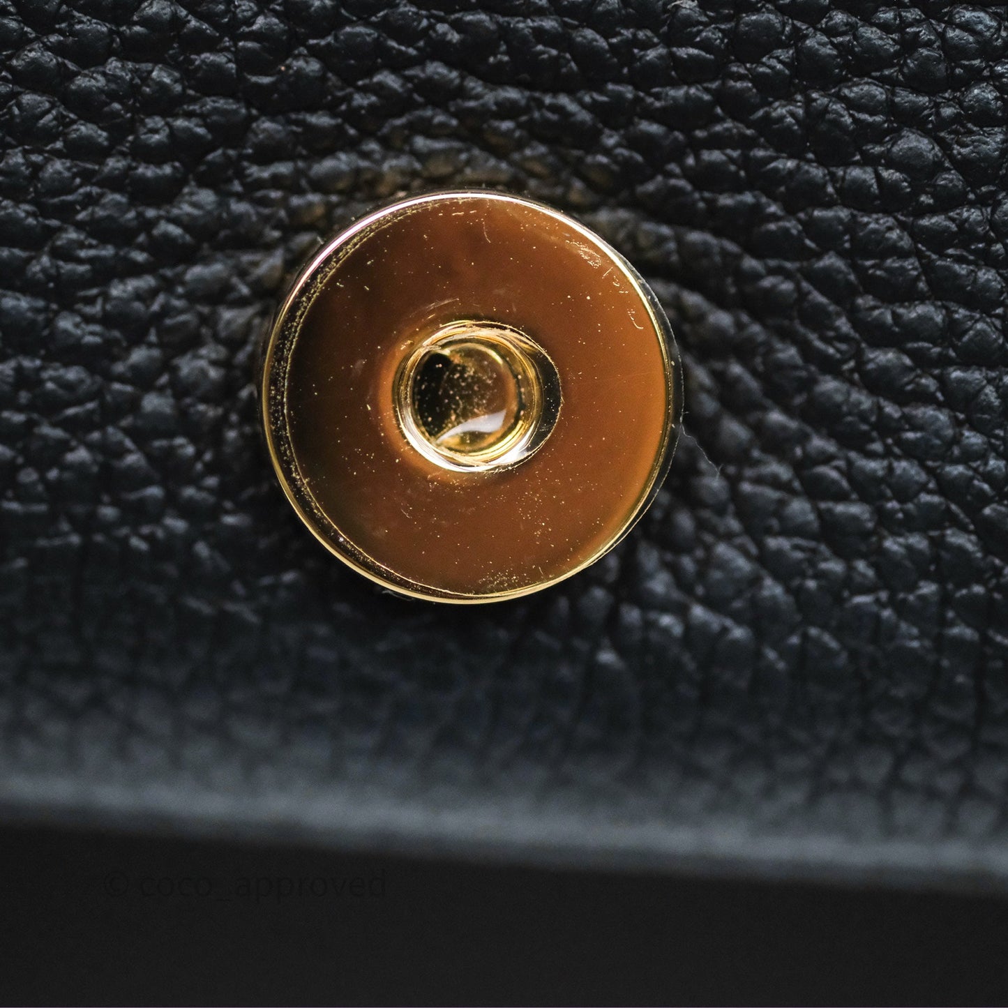 Louis Vuitton Diane Bag Black Monogram Empreinte Leather Gold Hardware