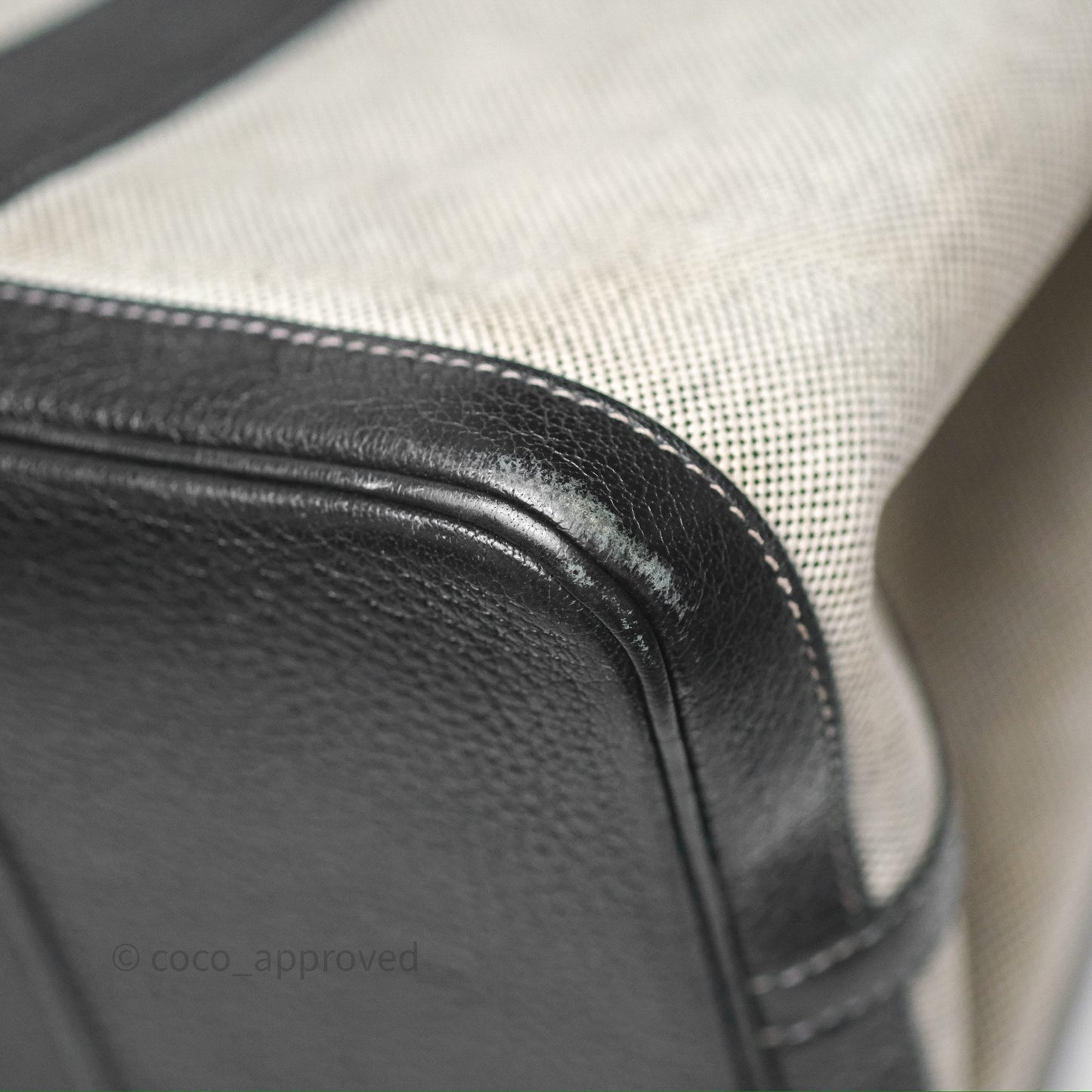 Hermès Garden Party 36 Noir 89 Canvas
