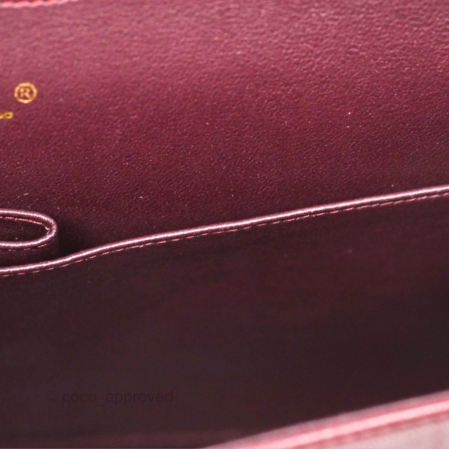Chanel Jumbo Double Flap Burgundy Lambskin Gold Hardware