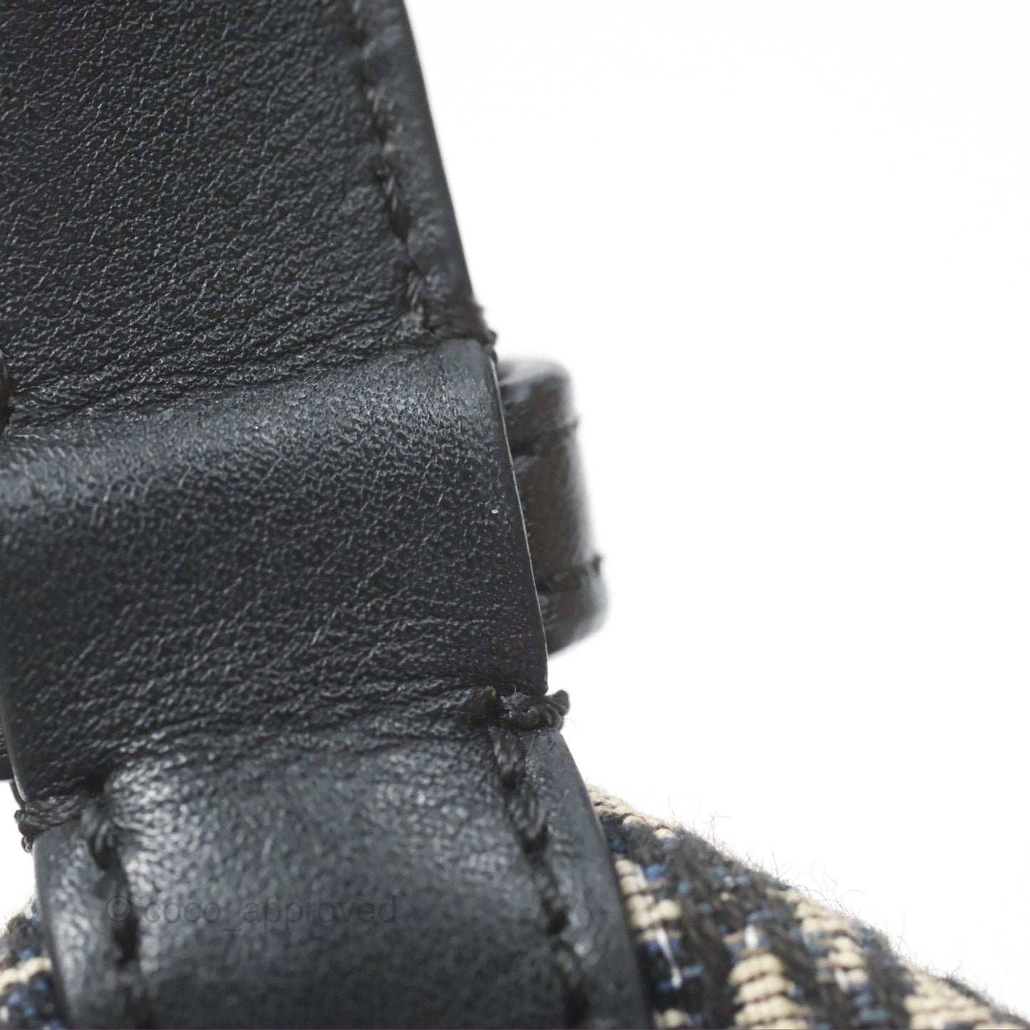 Loewe Small Cubi bag in Anagram Jacquard & Calfskin Navy/ Black