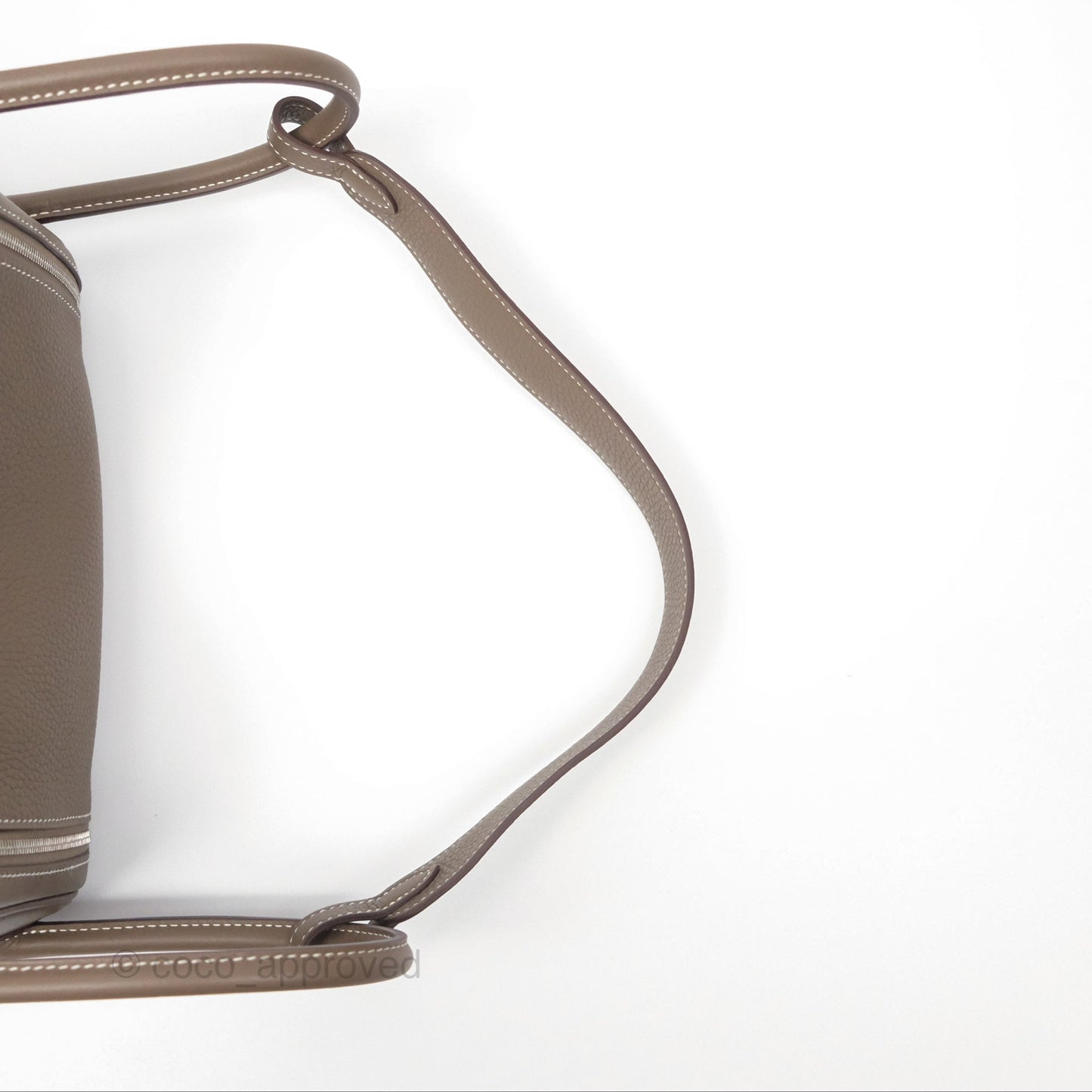 Hermès Lindy 26 Clemence Etoupe 18 Palladium Hardware
