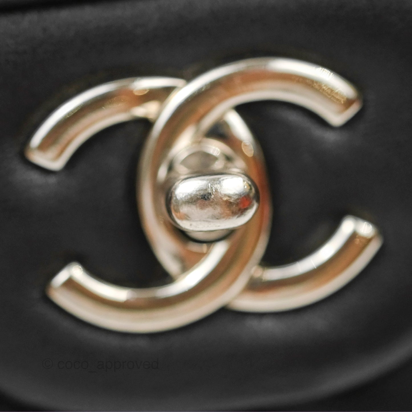 Chanel Jumbo Double Flap Black Lambskin Silver Hardware⁣⁣
