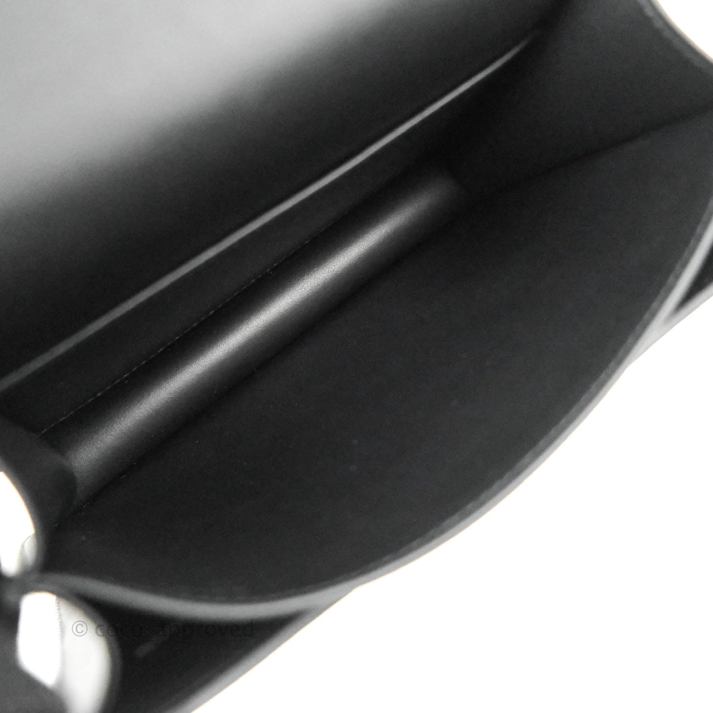 Hermès Constance Mini 18cm Black Swift Marble Lock