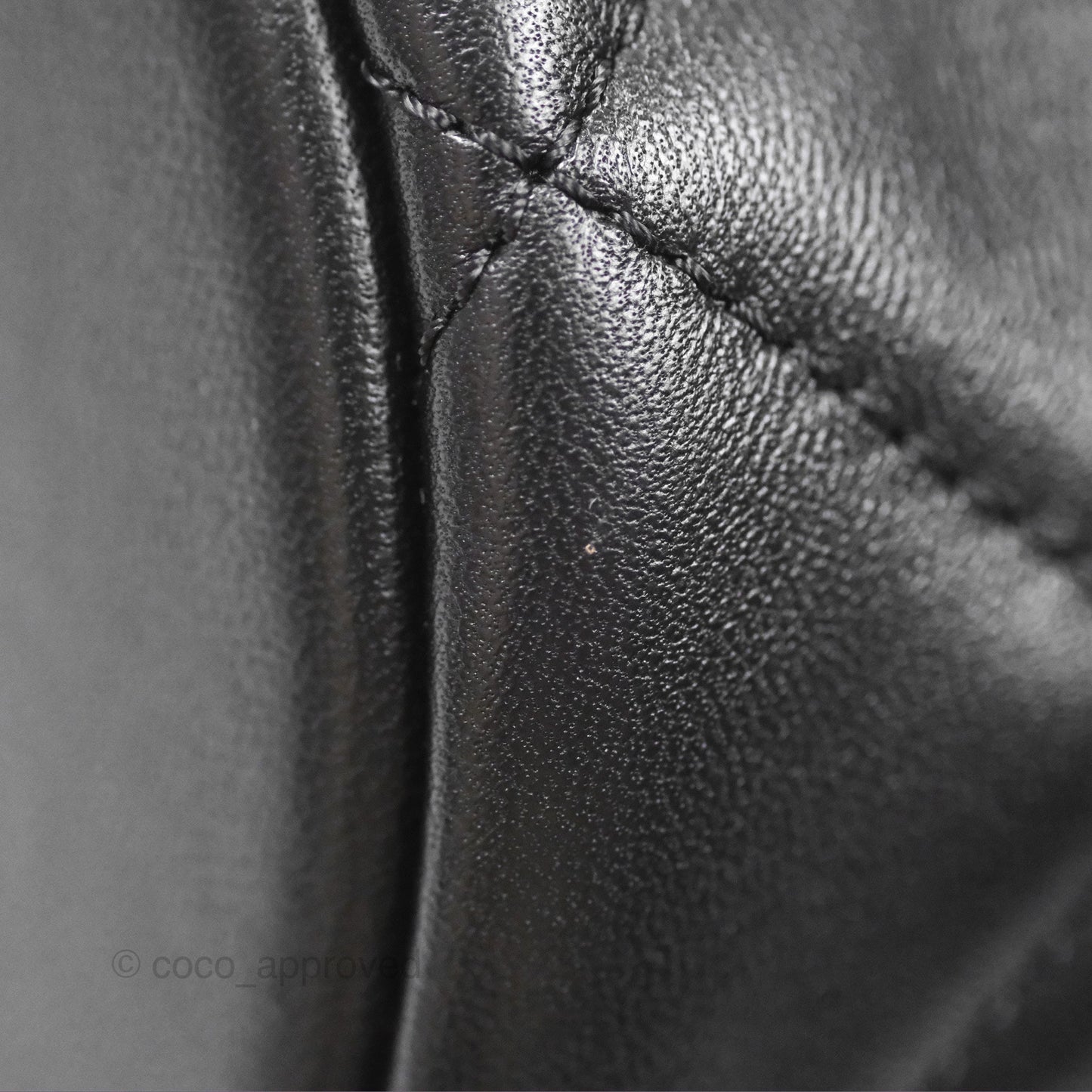 Chanel Quilted My Perfect with Pearl Drawstring Bucket Bag Black Lambskin Aged Gold Hardware