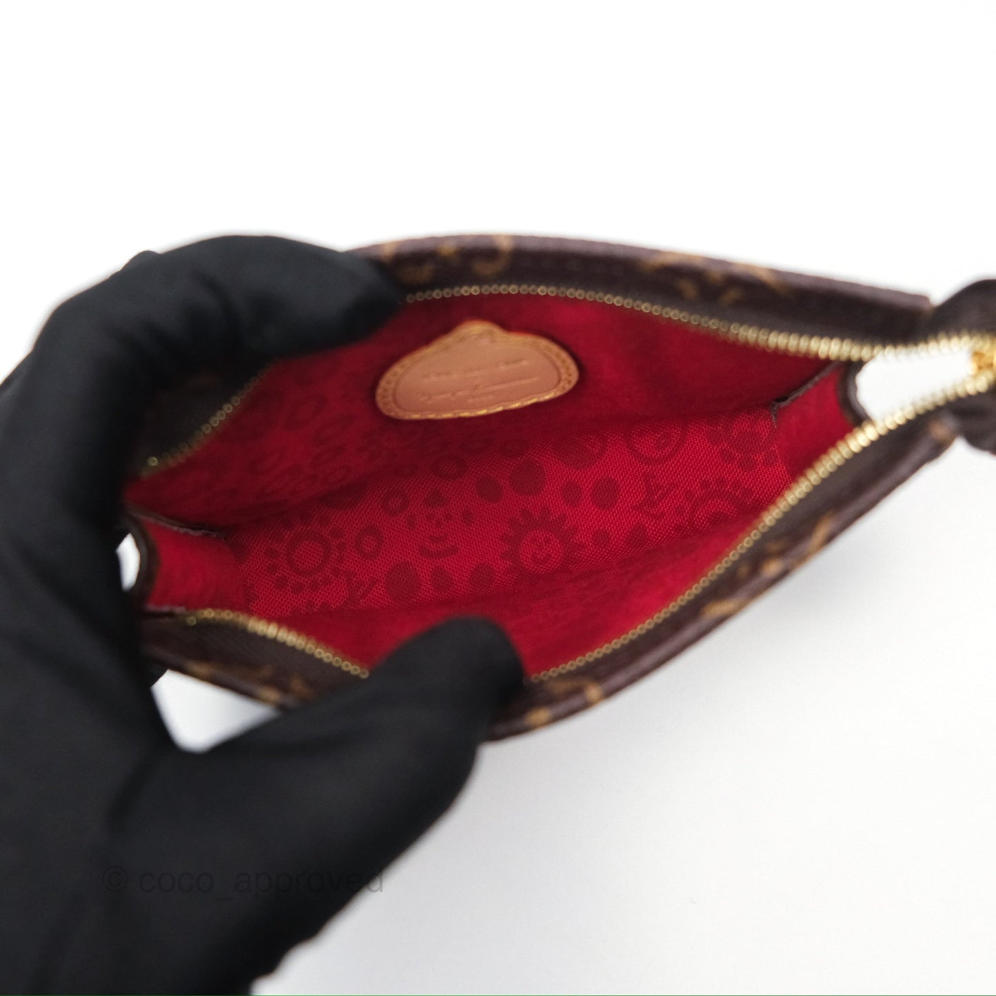 Louis Vuitton x Yayoi Kusama Toiletry Pouch on Chain Monogram Embroidered