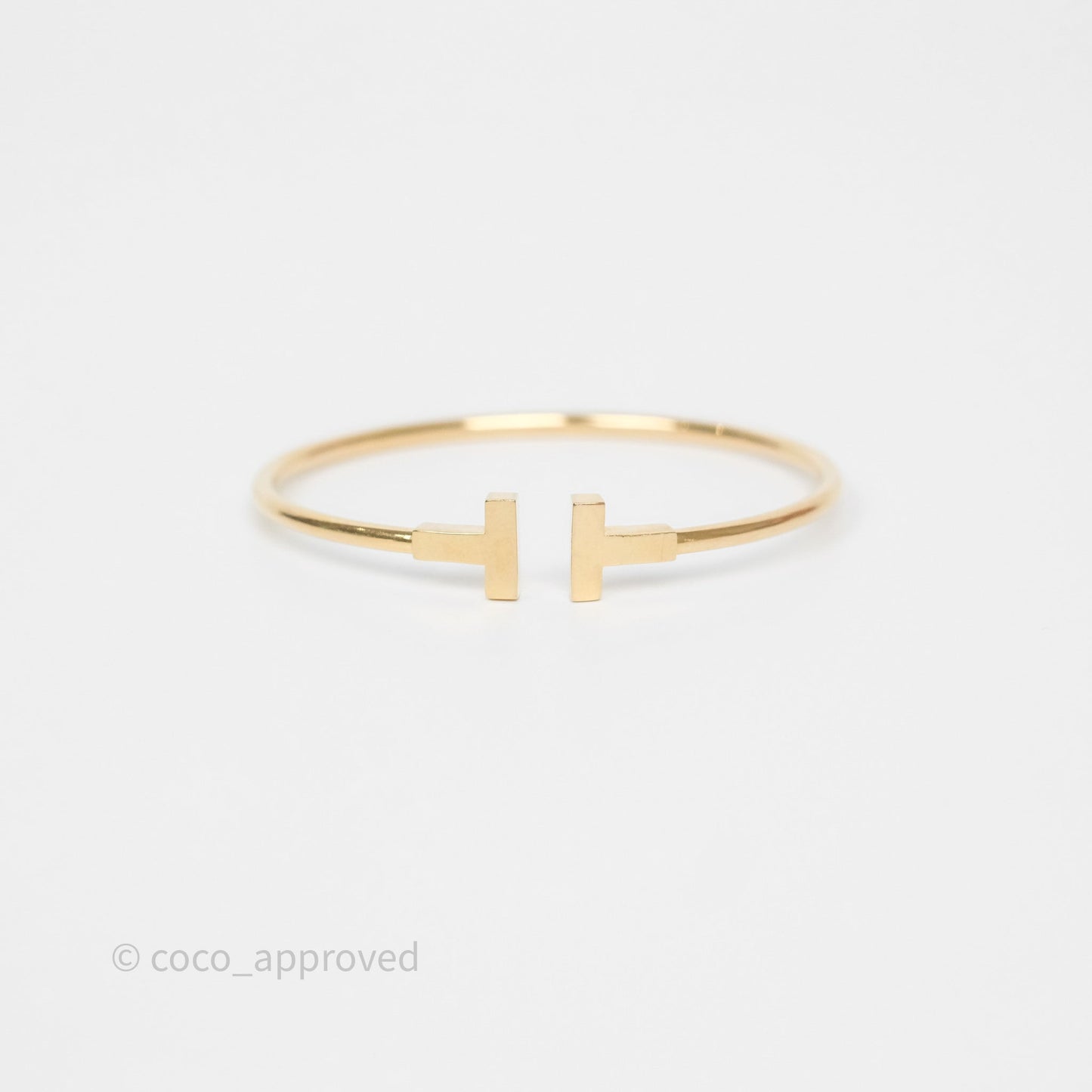 Tiffany & Co Tiffany T Wire Bracelet In Yellow Gold