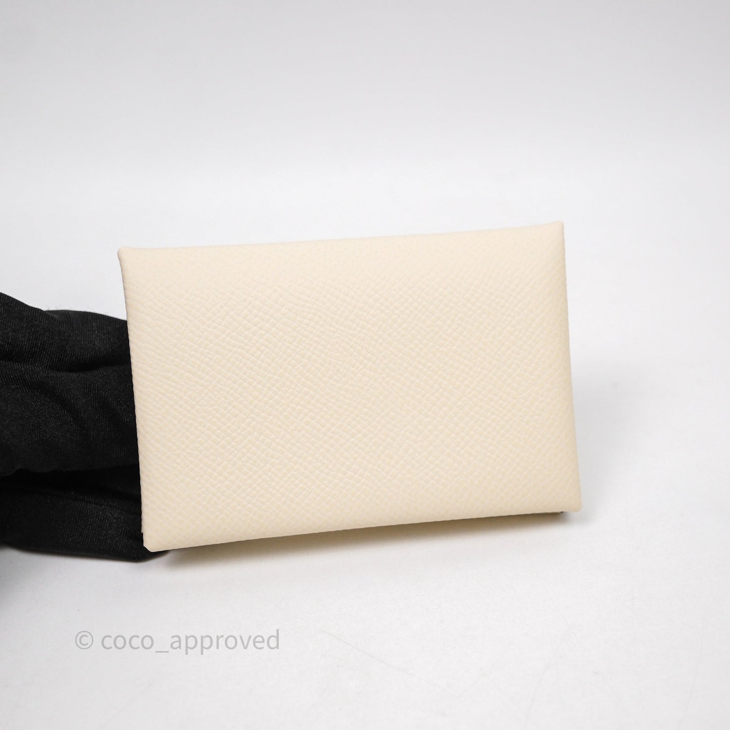 Hermès Calvi Card Holder Beton