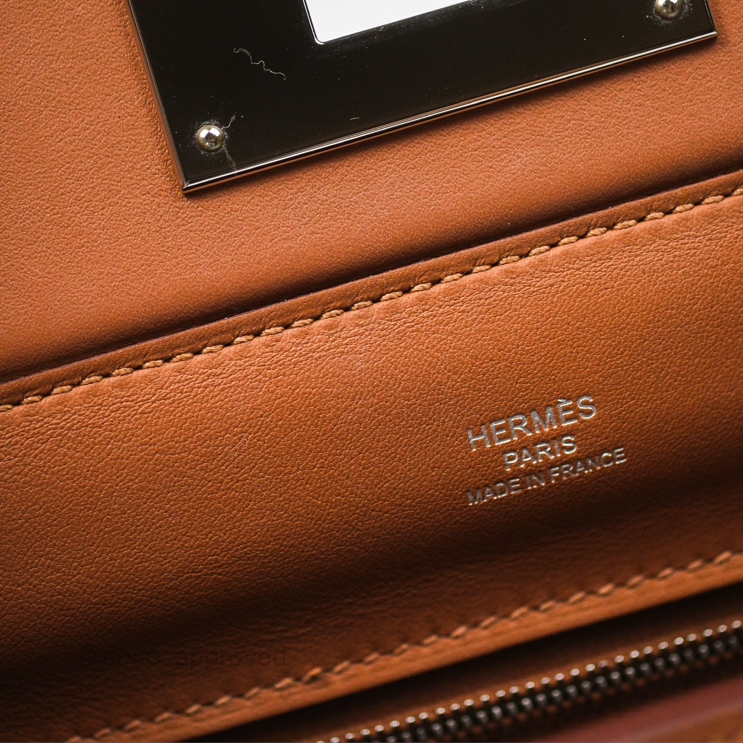 Hermès 24/24 21 Mini Gold 37 Evercolor/ Swift Palladium Hardware