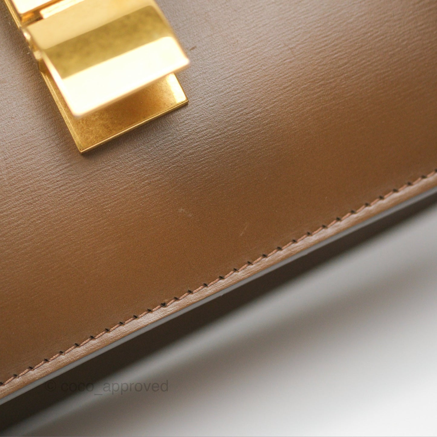 Celine Teen Classic Box Flap Caramel Box Calfskin