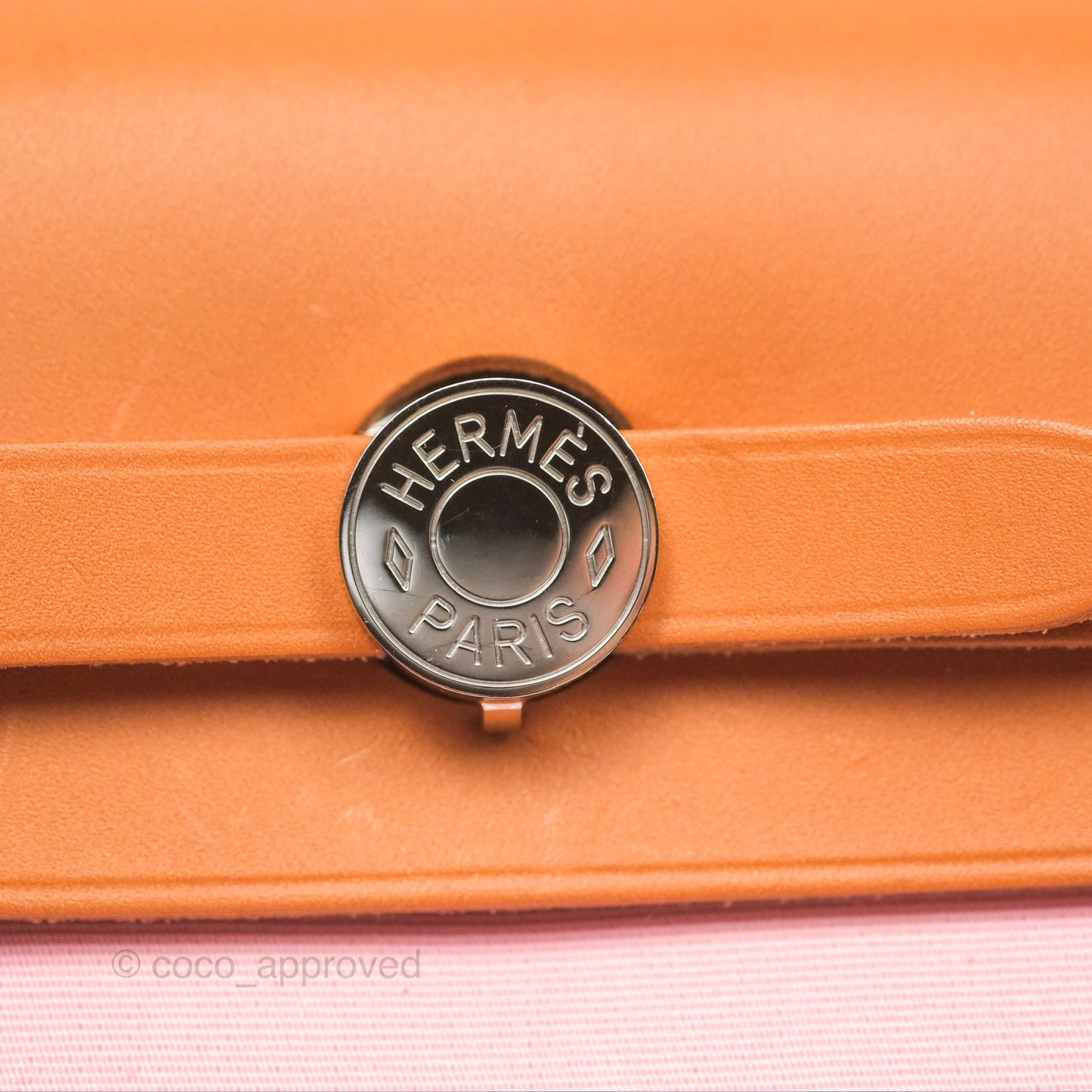 Hermès Herbag Zip 31 Rose Sakura 3Q Canvas Palladium Hardware