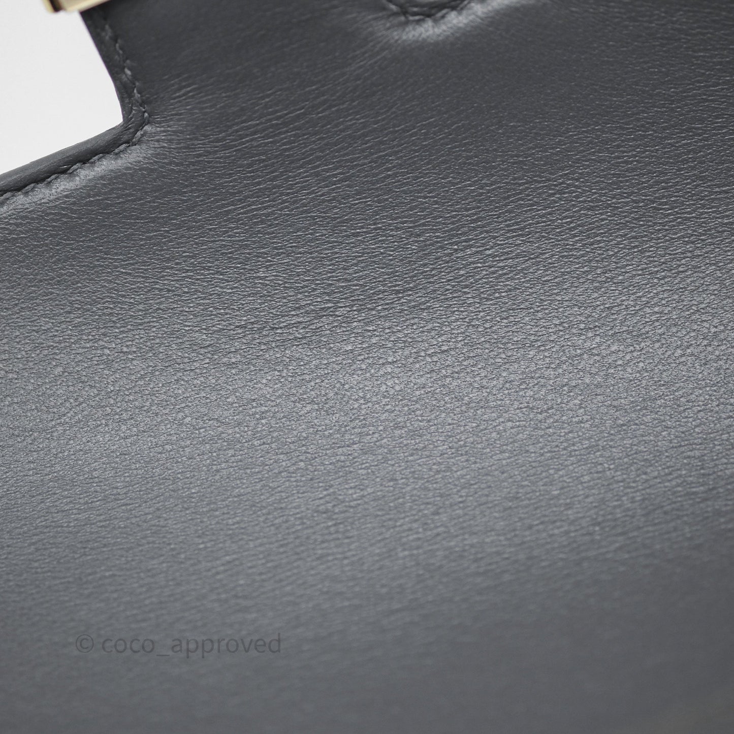 Hermès Constance Elan Ardoise 85 Epsom Gold Hardware
