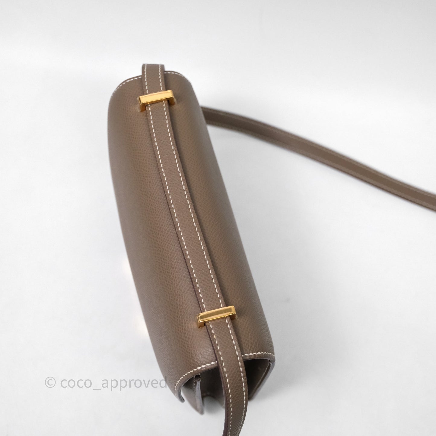 Hermès Constance Mini 18cm Etoupe Epsom Gold Hardware