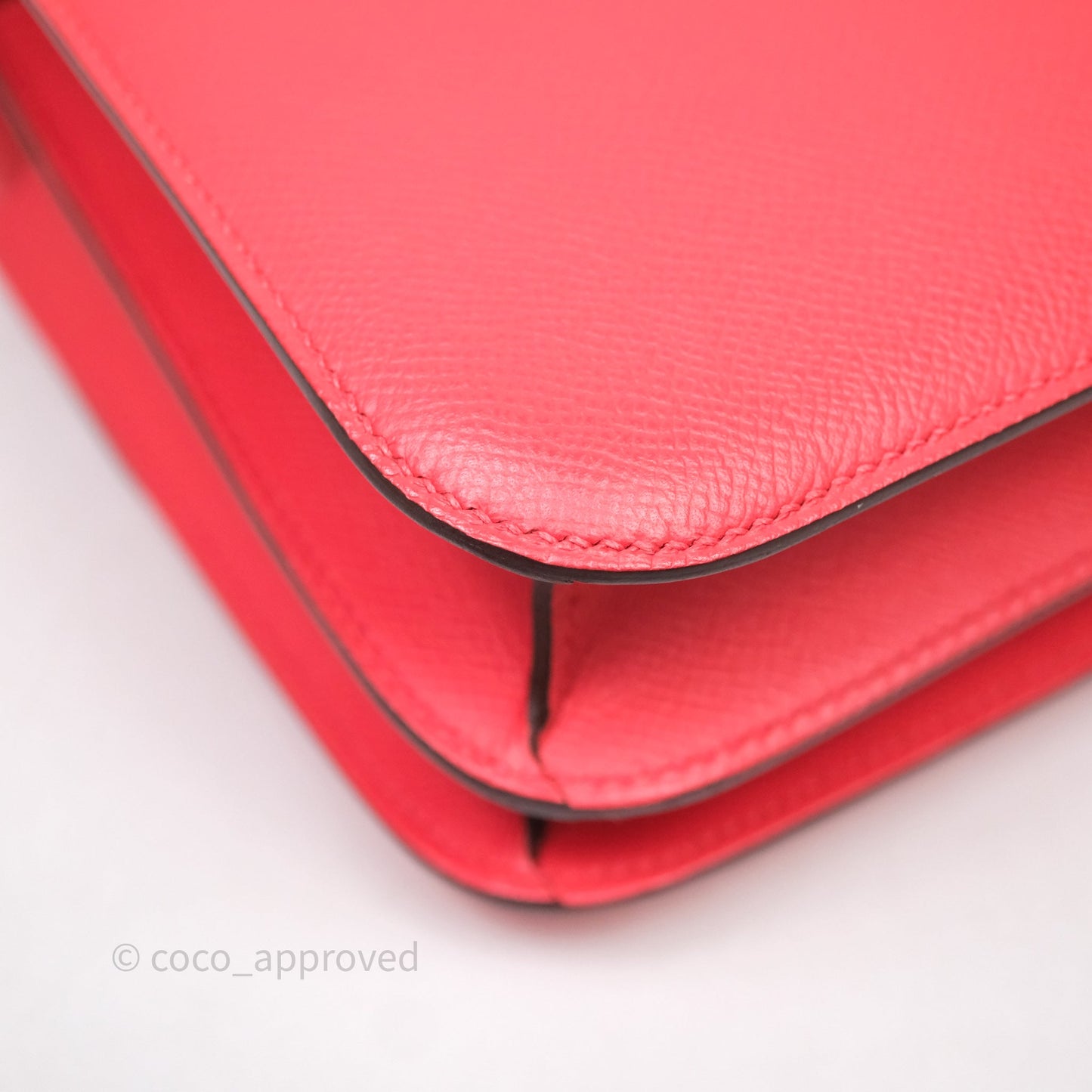 Hermès Constance 24 Rose Jaipur T5 Epsom Palladium Hardware