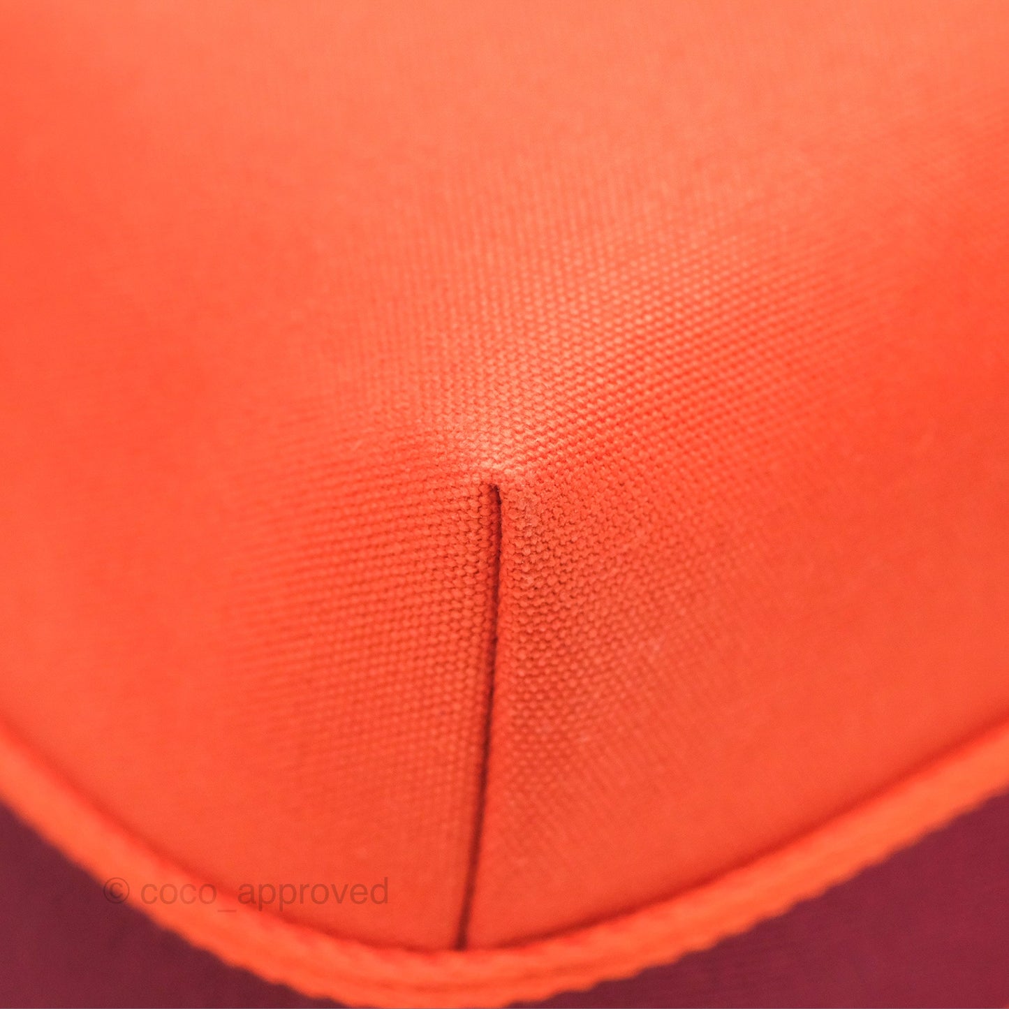 Hermès Small Bride-A-Brac Orange Feu Canvas