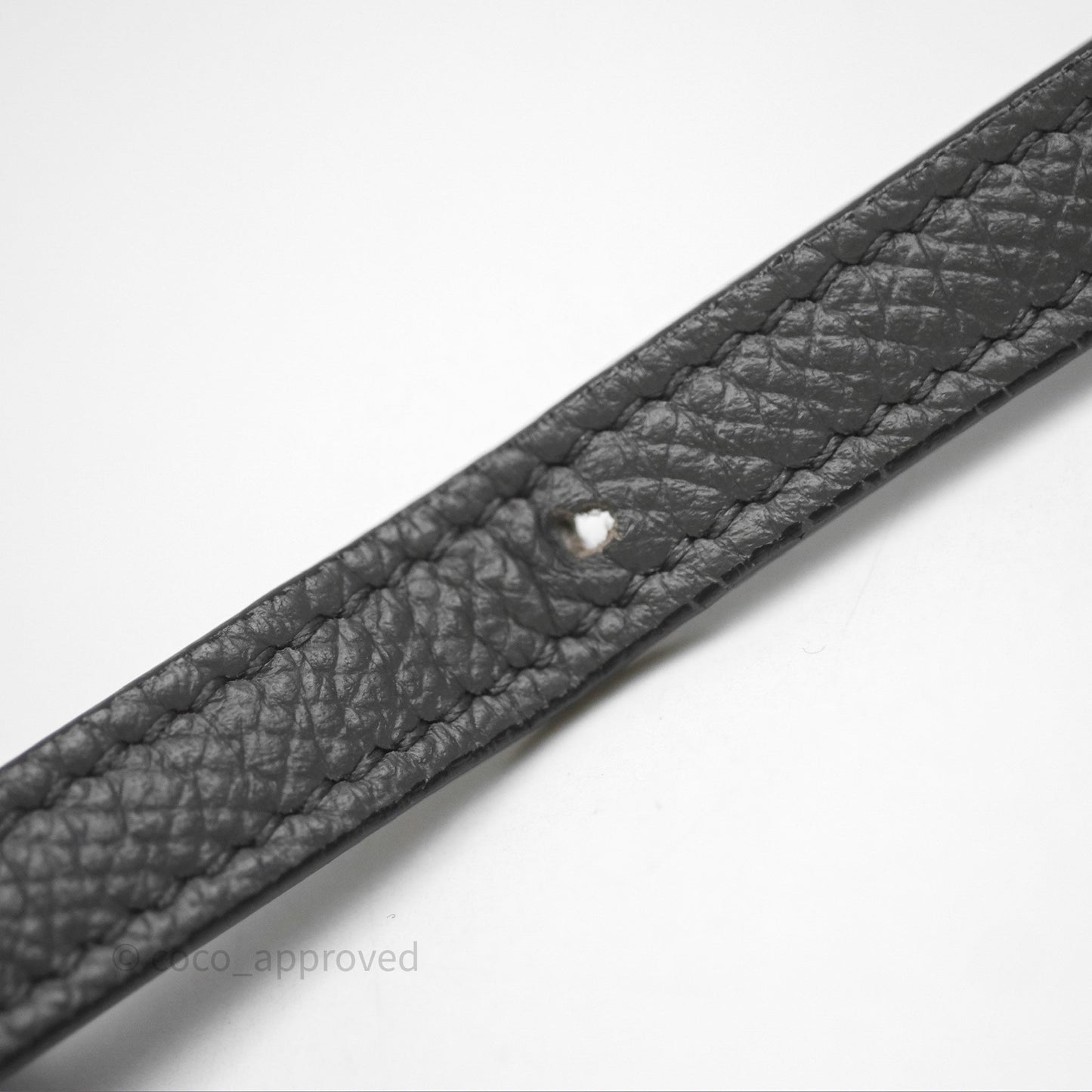 Celine Pico Belt Bag Grey Grained Calfskin Gold Hardware