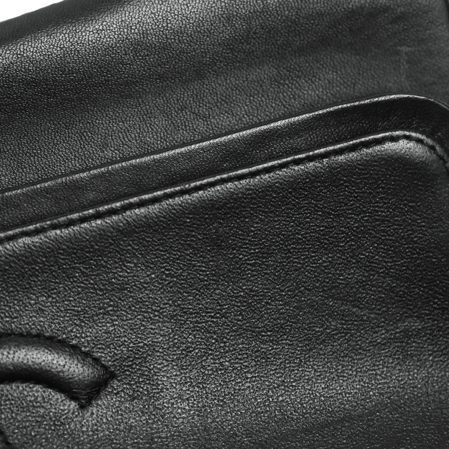 Chanel Classic Chevron M/L Medium Double Flap So Black Lambskin