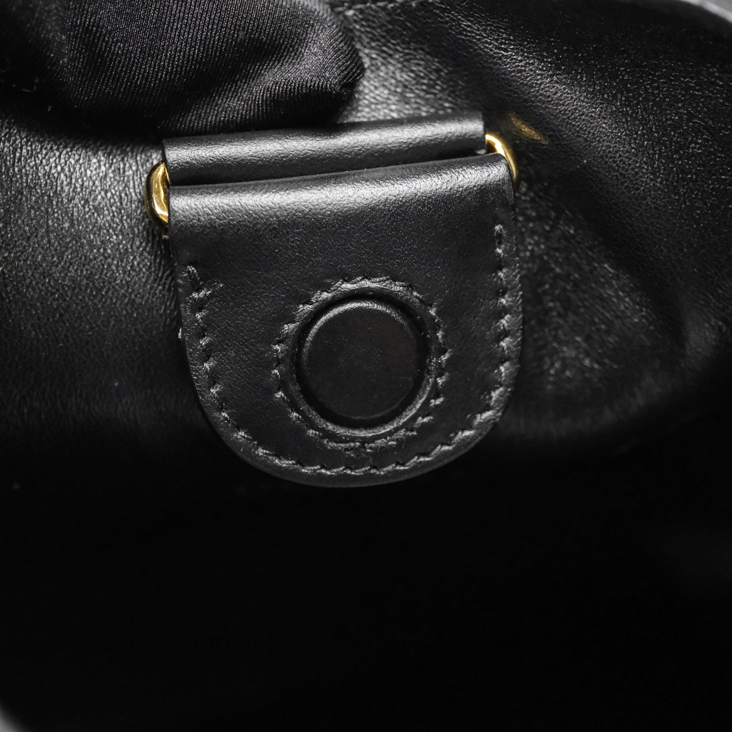 Prada Hobo Black Leather Shoulder Bag