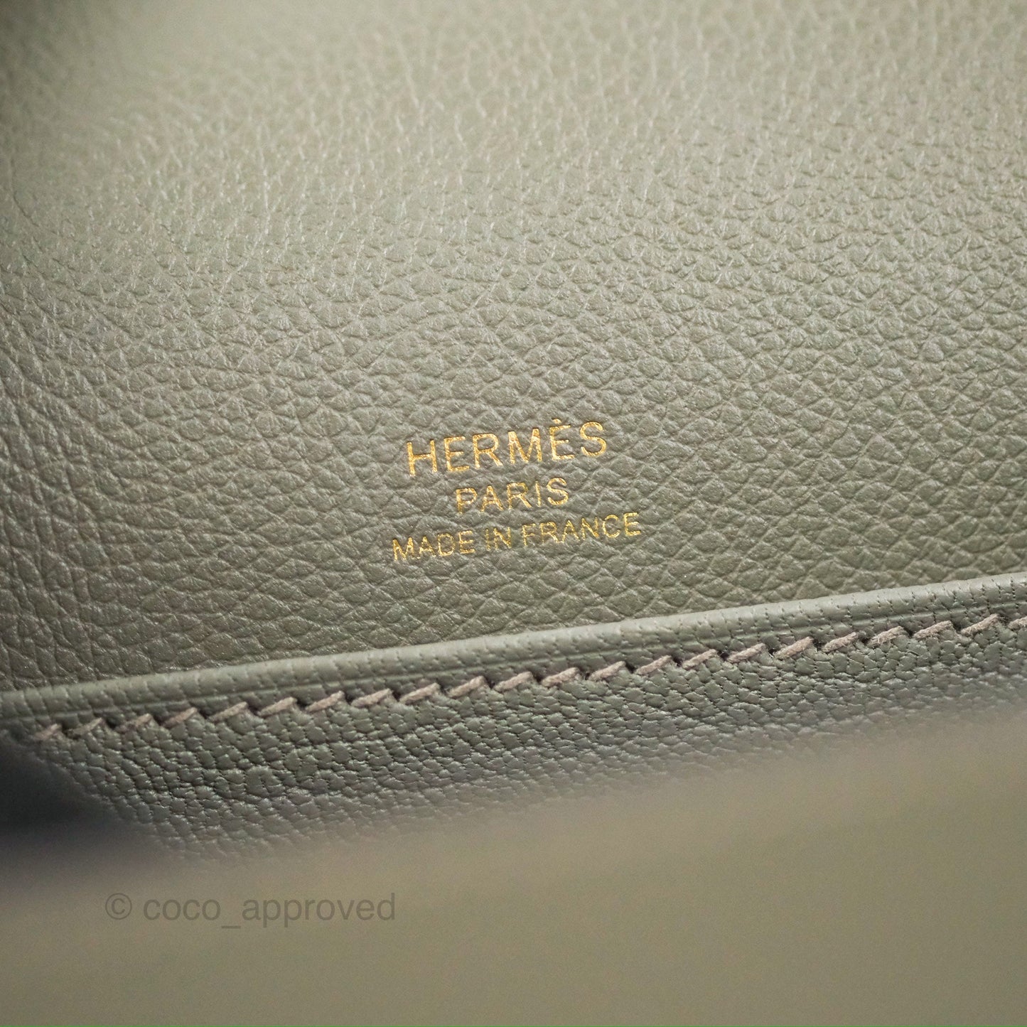 Hermès Roulis Mini 18 Gris Meyer 0L Evercolor Permabrass Hardware