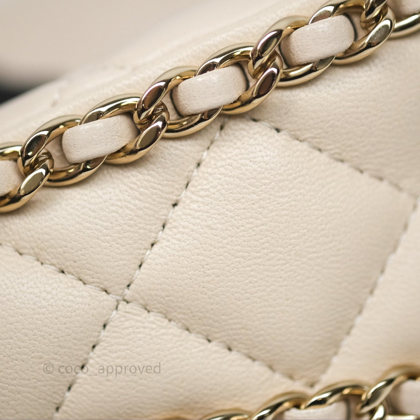 Chanel Small Hobo Bag Light Beige Lambskin Gold Hardware 23P