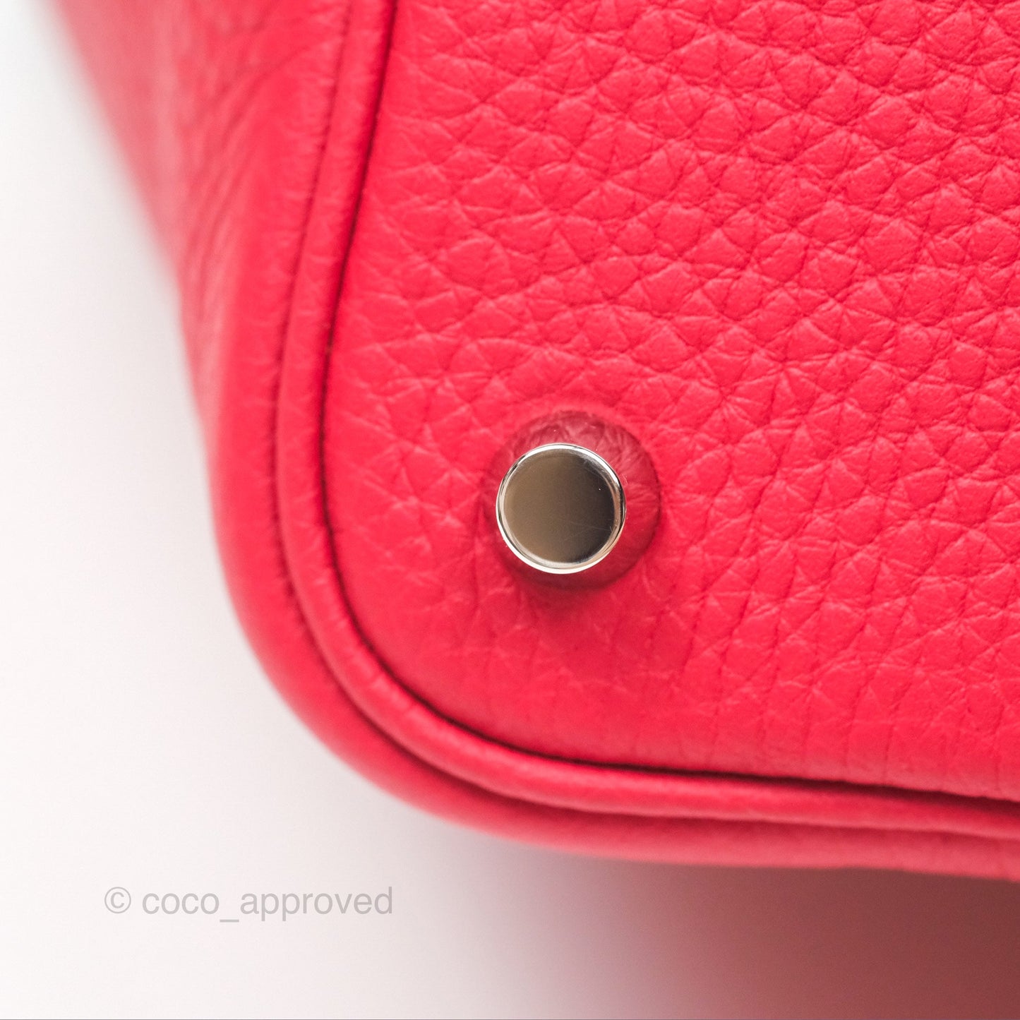 Hermès Picotin Lock 18 Vermillon Taurillon Clemence Palladium Hardware
