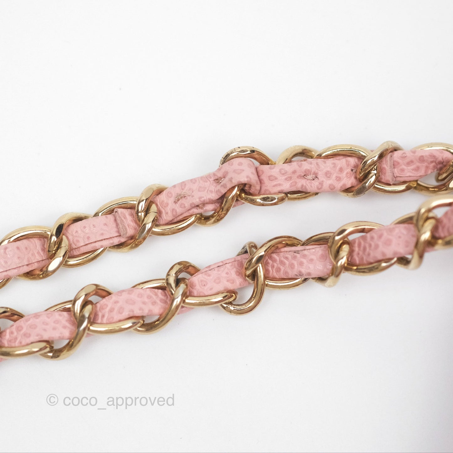 Chanel Vintage Classic M/L Medium Flap Quilted Sakura Pink Caviar 24K Gold Hardware