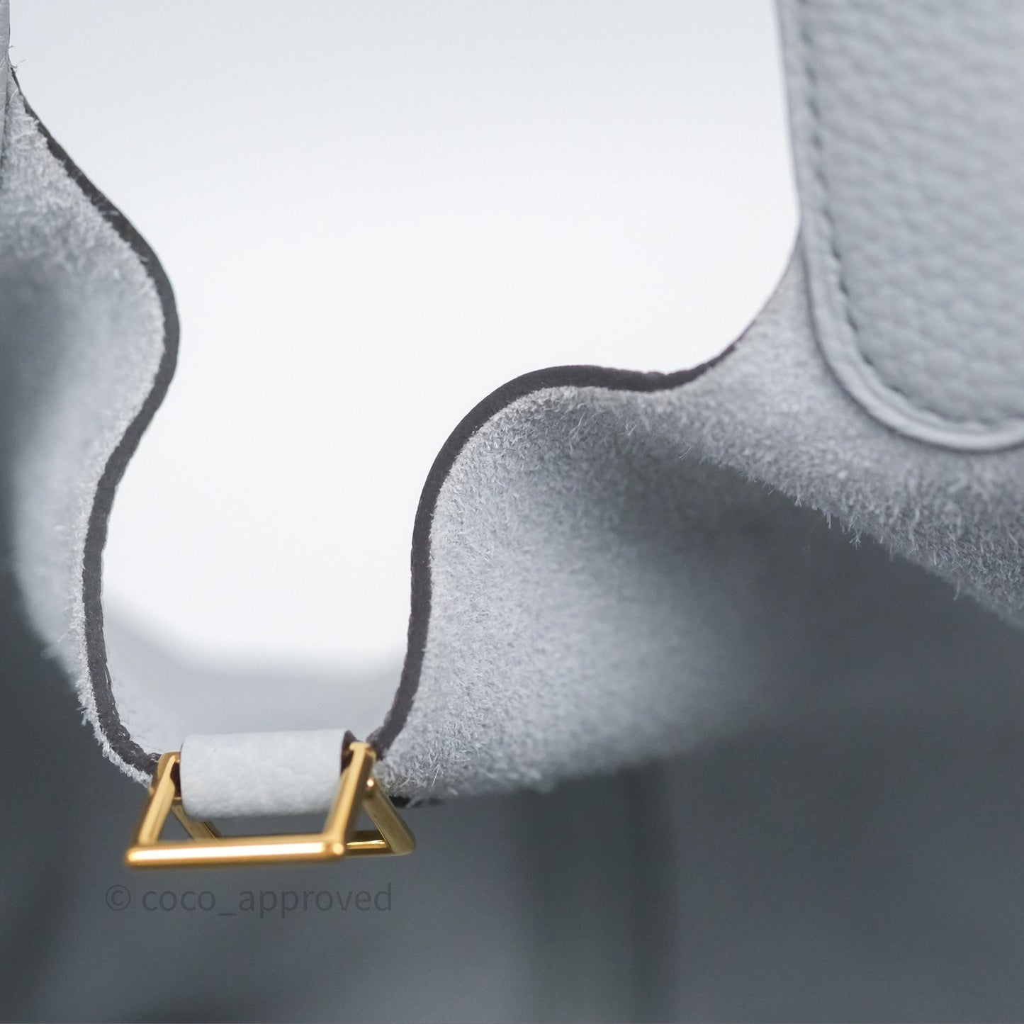 Hermès Picotin Lock 22 Bleu Pale 08 Clemence Gold Hardware