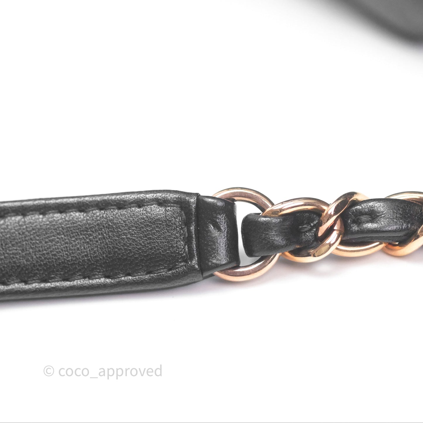 Chanel Trendy CC Small Black Lambskin Rose Gold Hardware